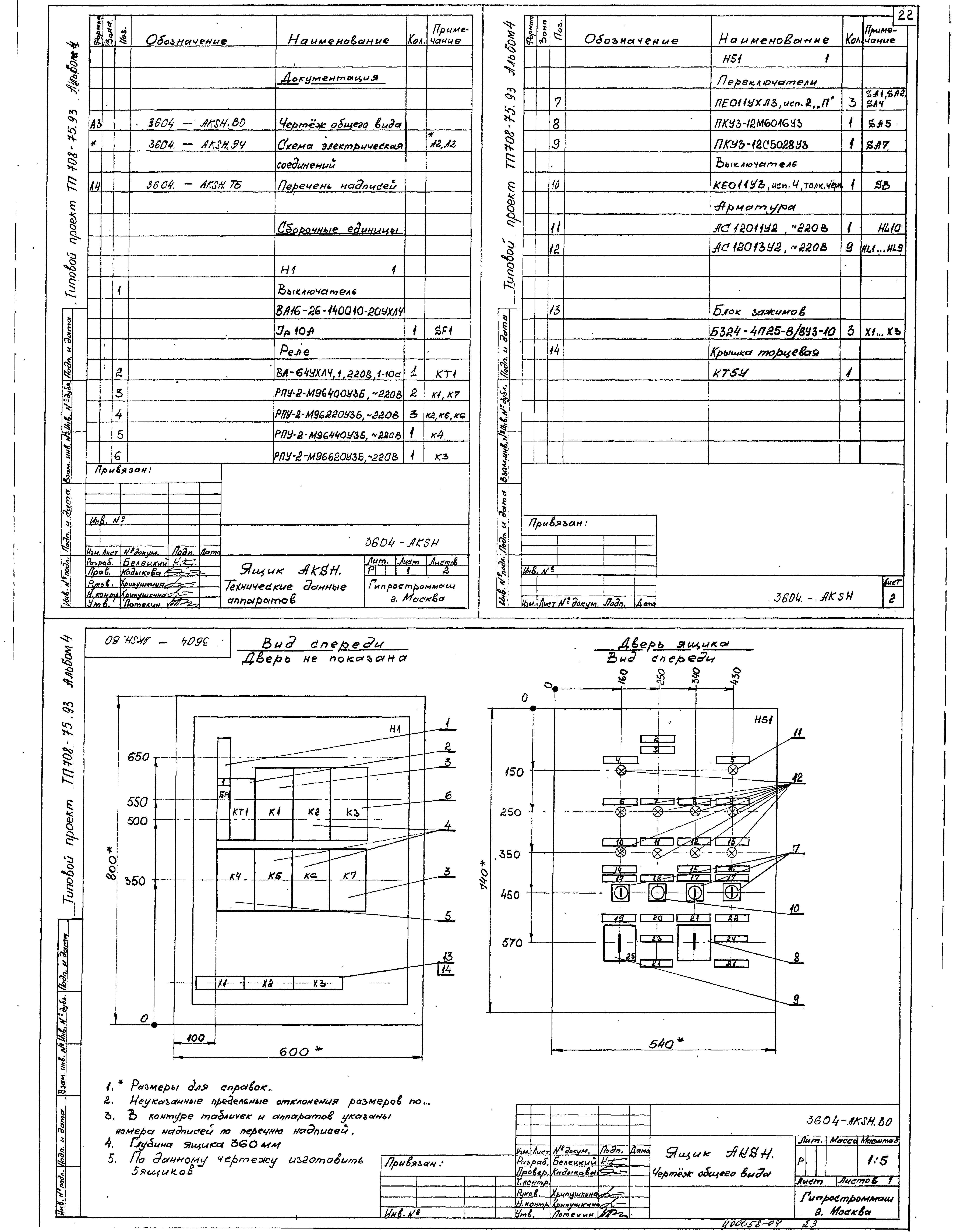 Типовой проект 708-75.93