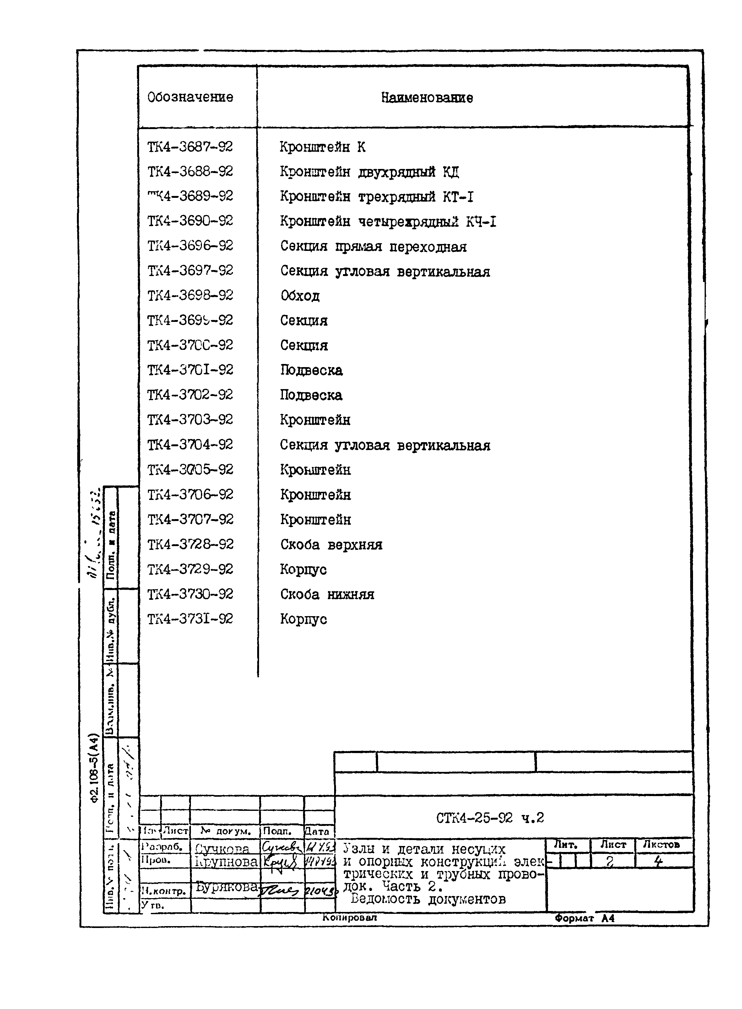 СТК 4-25-92