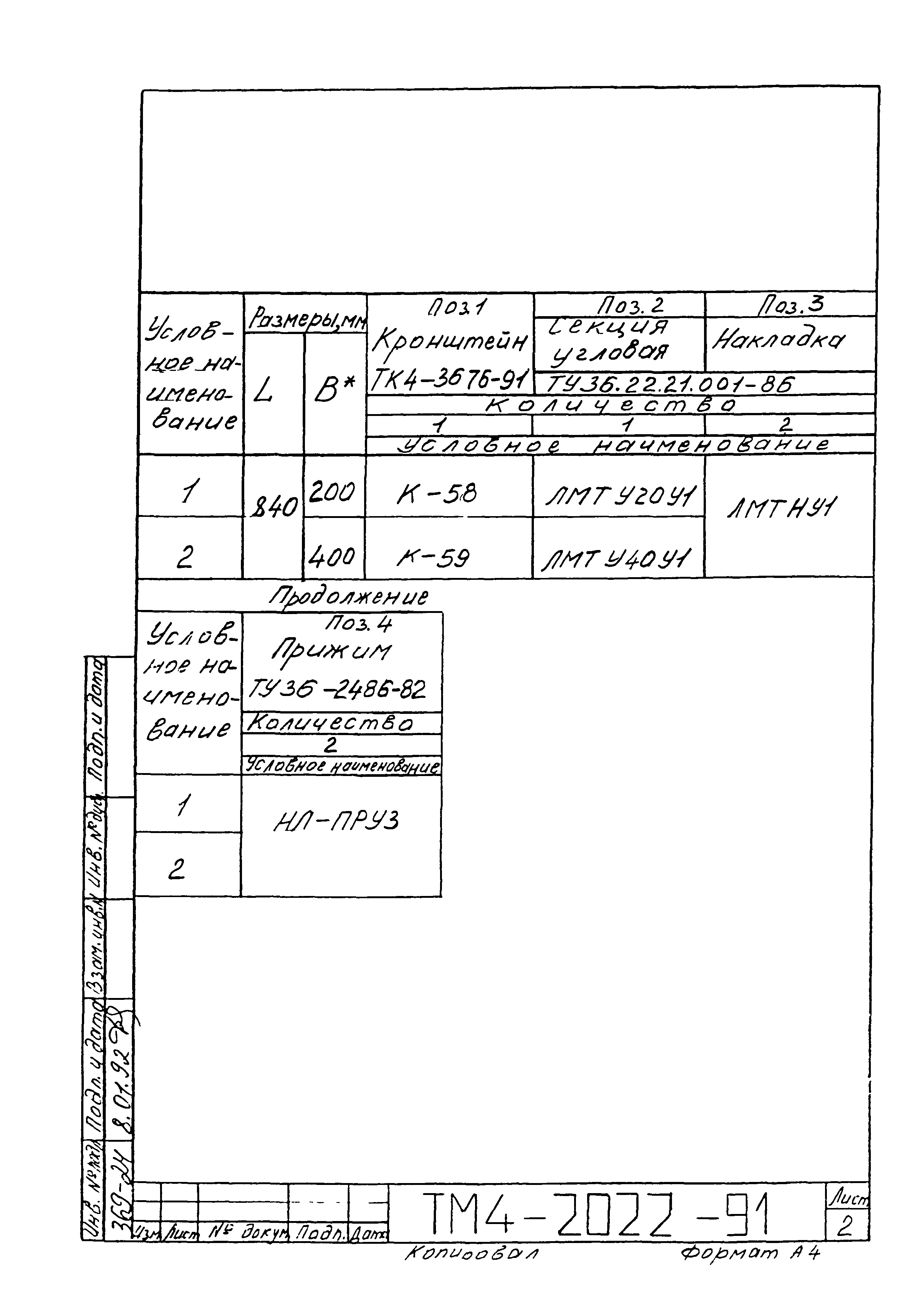 СТМ 4-25-91