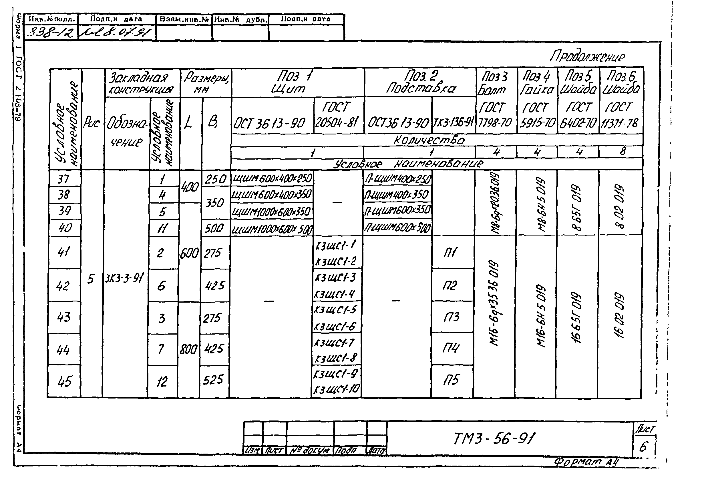 СТМ 3-21-91