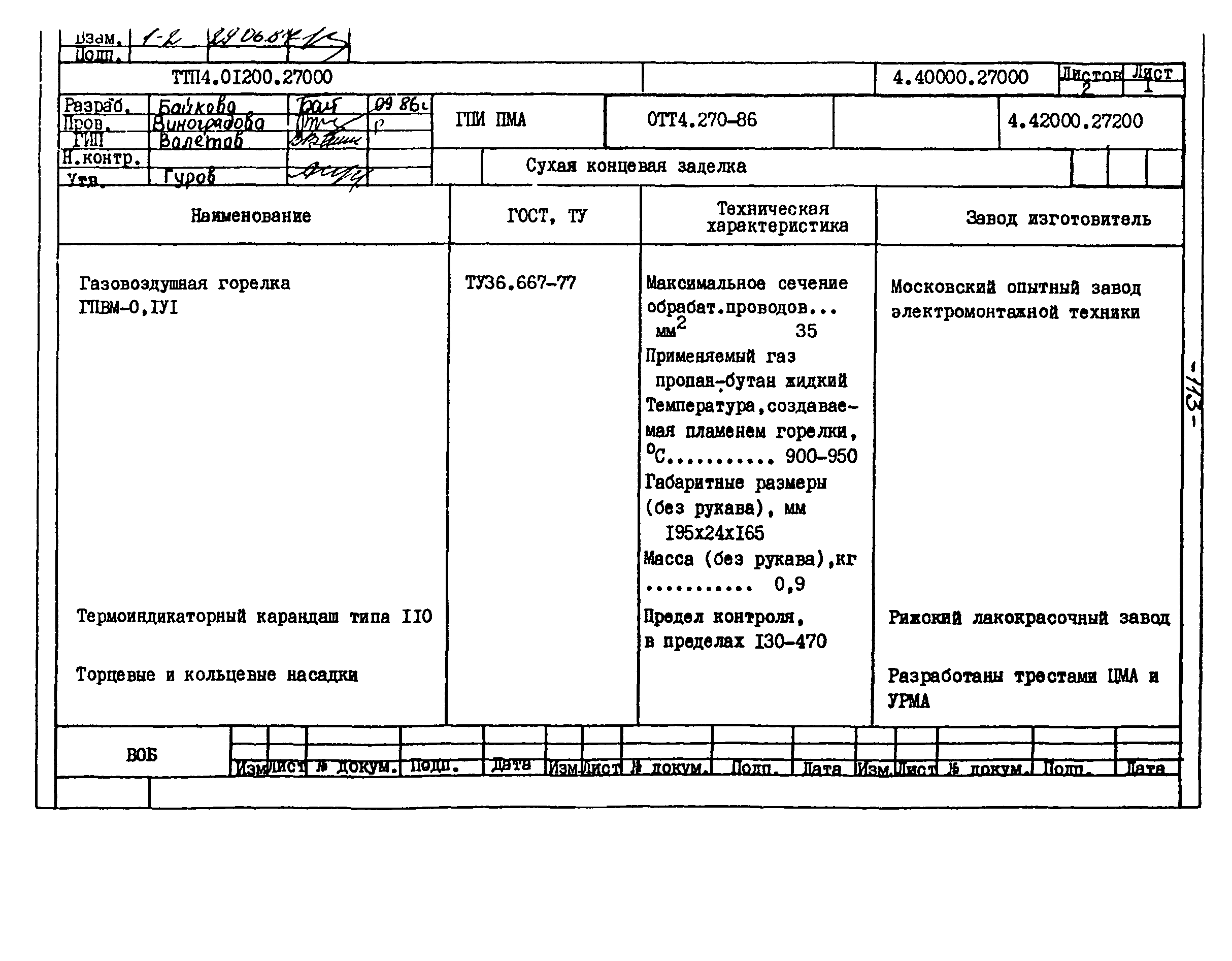 ТТП 4.01200.27000