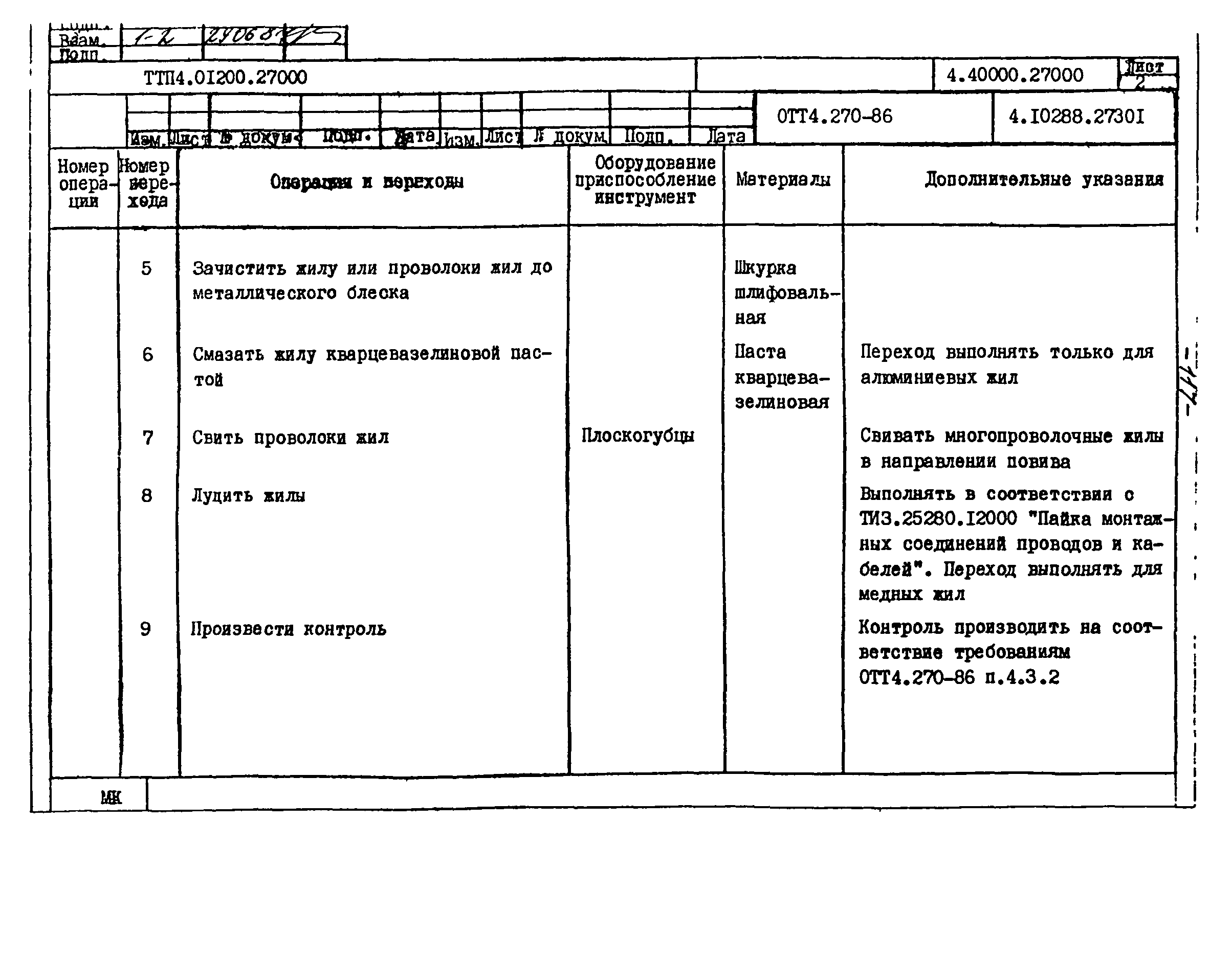 ТТП 4.01200.27000