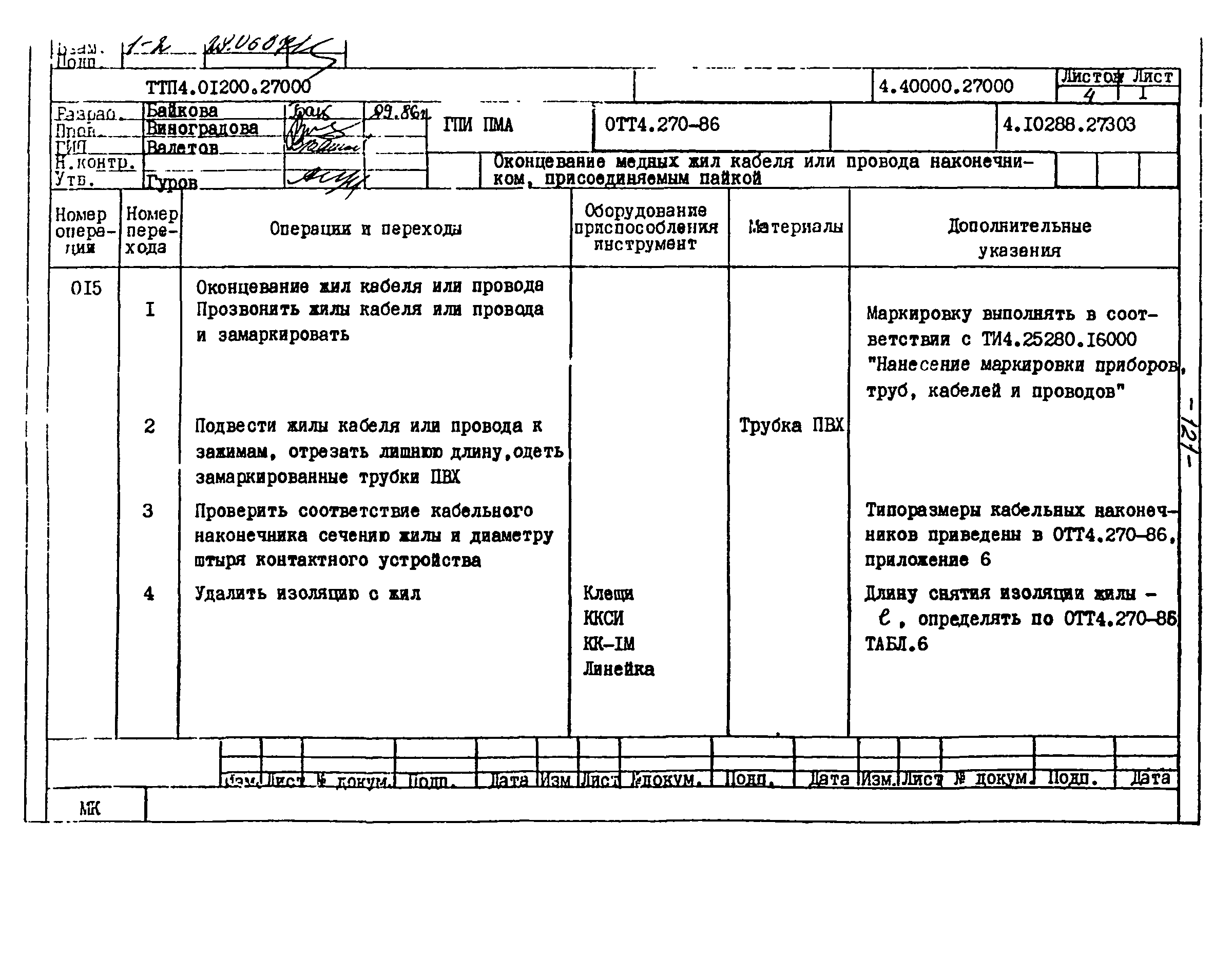 ТТП 4.01200.27000