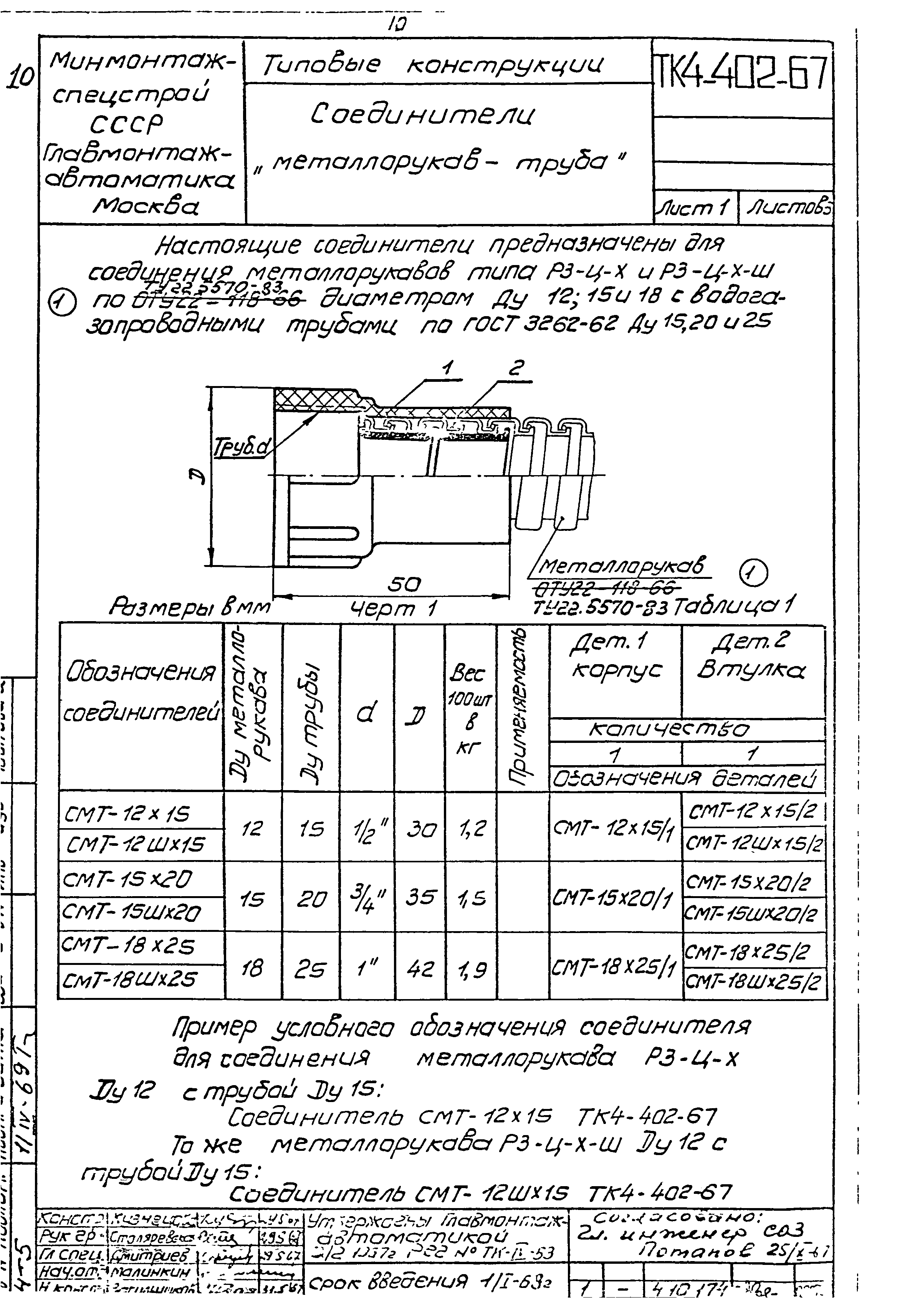 ТК 4-400-67 - 4-404-67