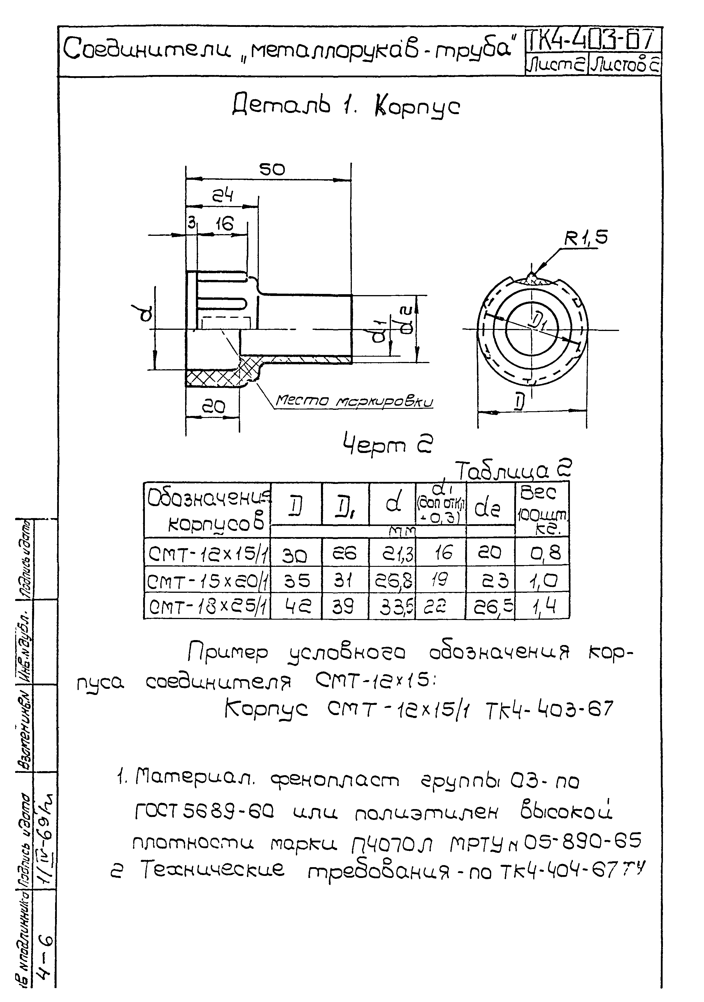 ТК 4-400-67 - 4-404-67