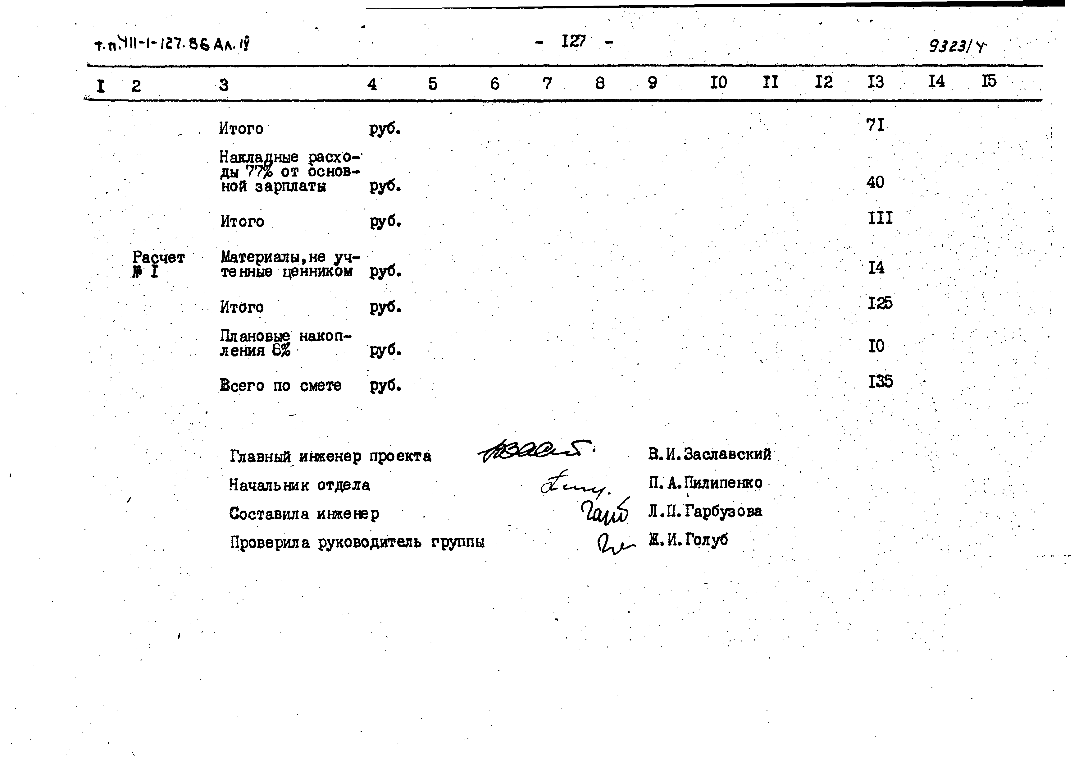 Типовой проект 411-1-127.86