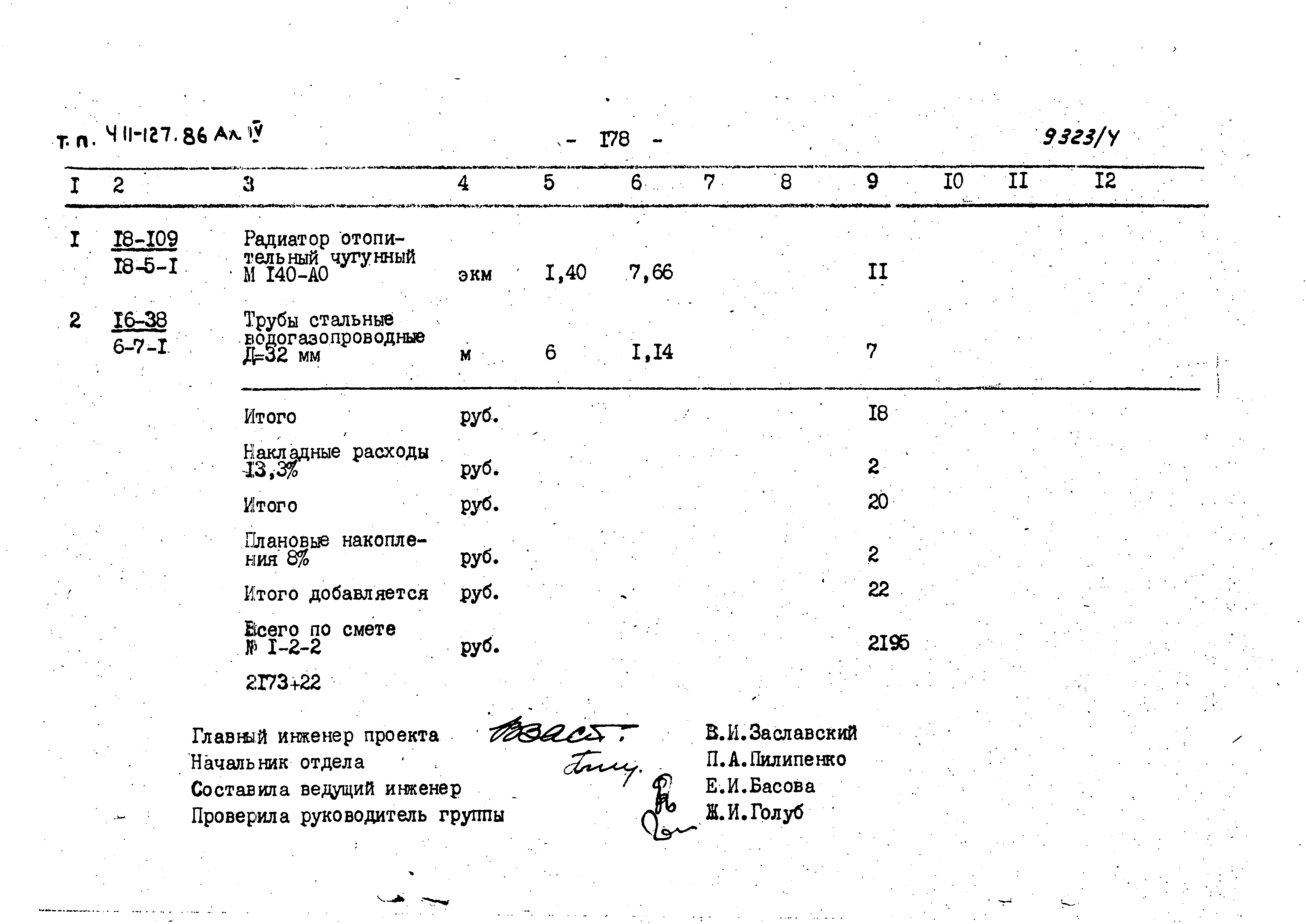 Типовой проект 411-1-127.86