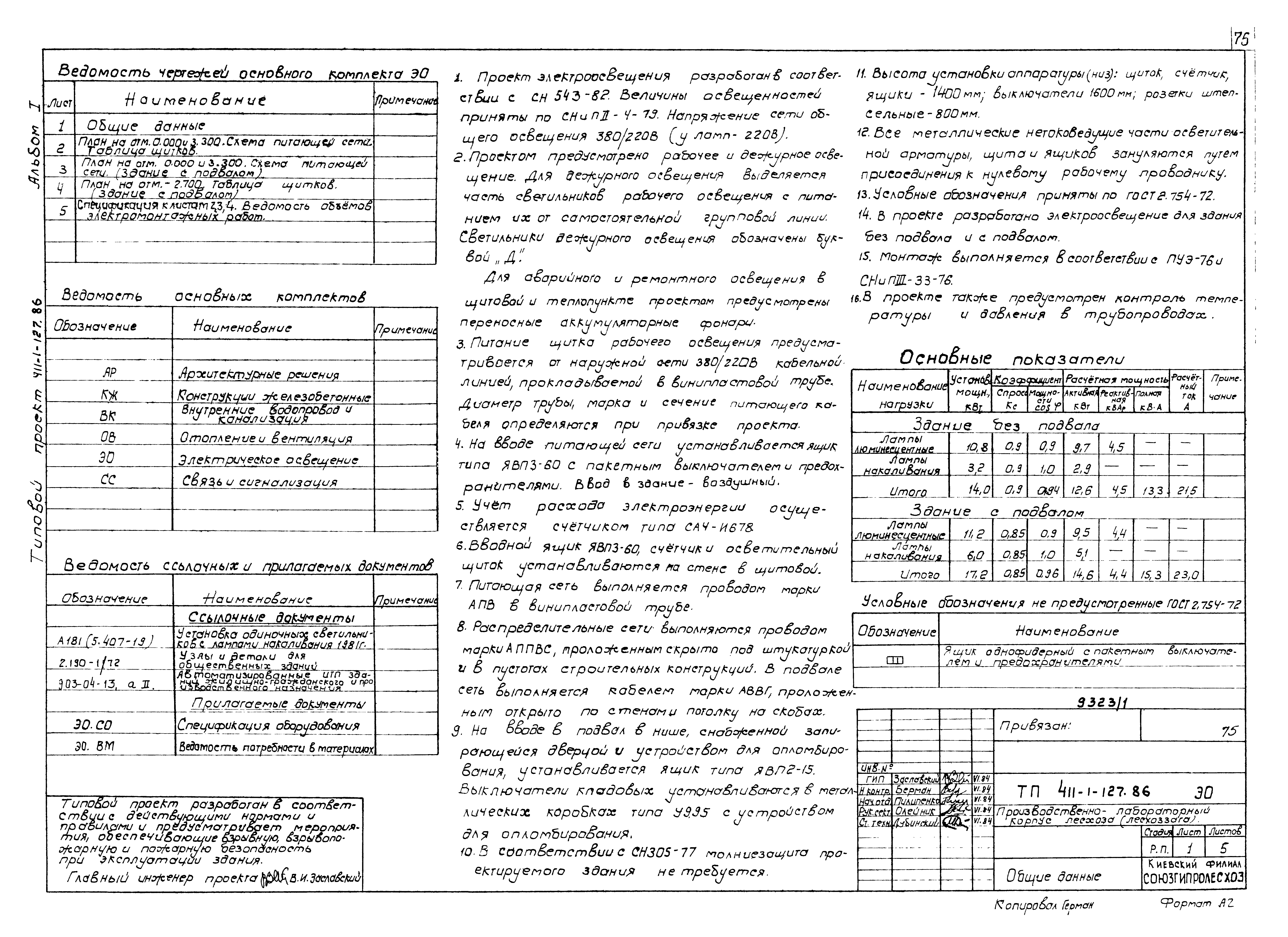 Типовой проект 411-1-127.86