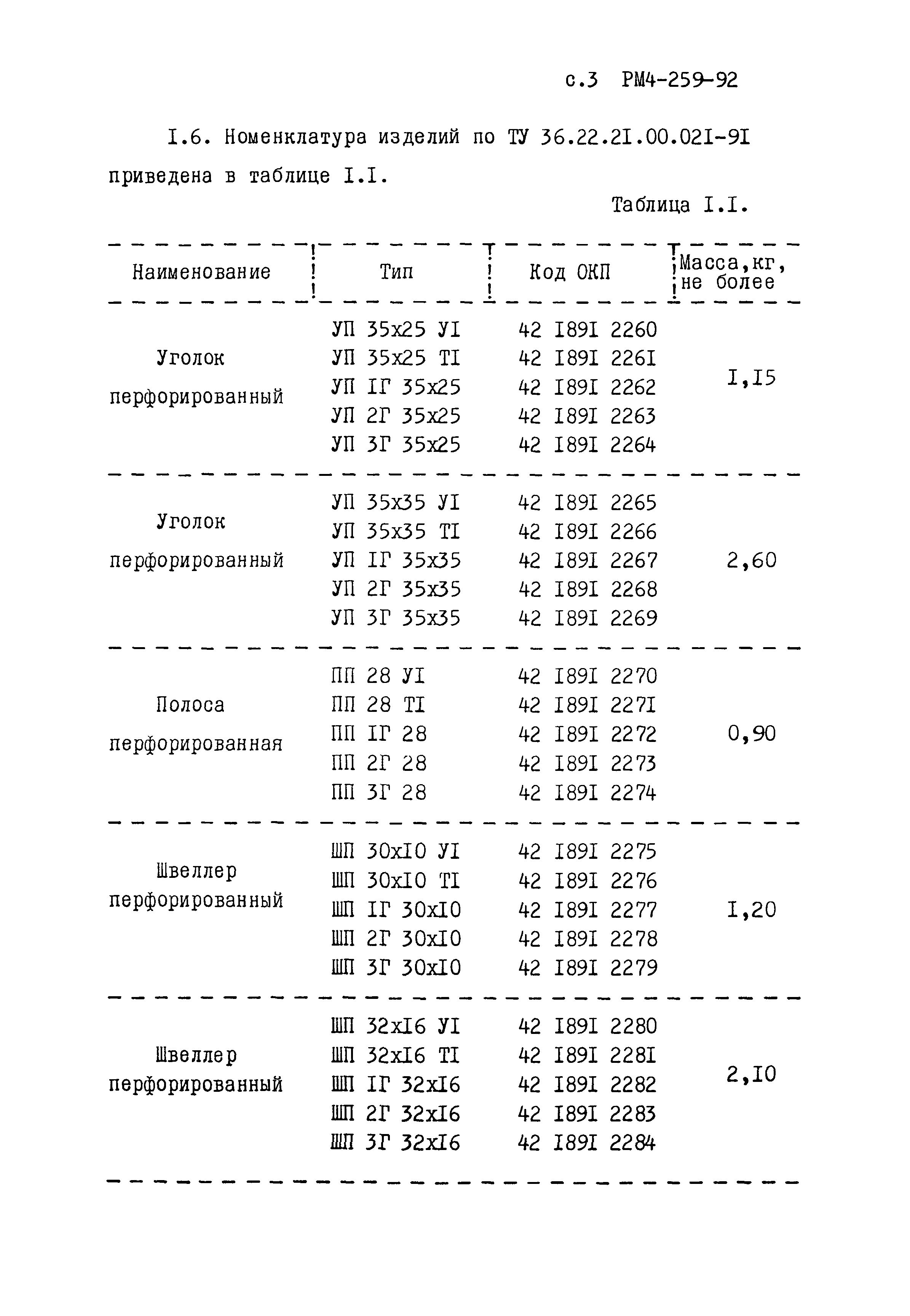 РМ 4-259-92