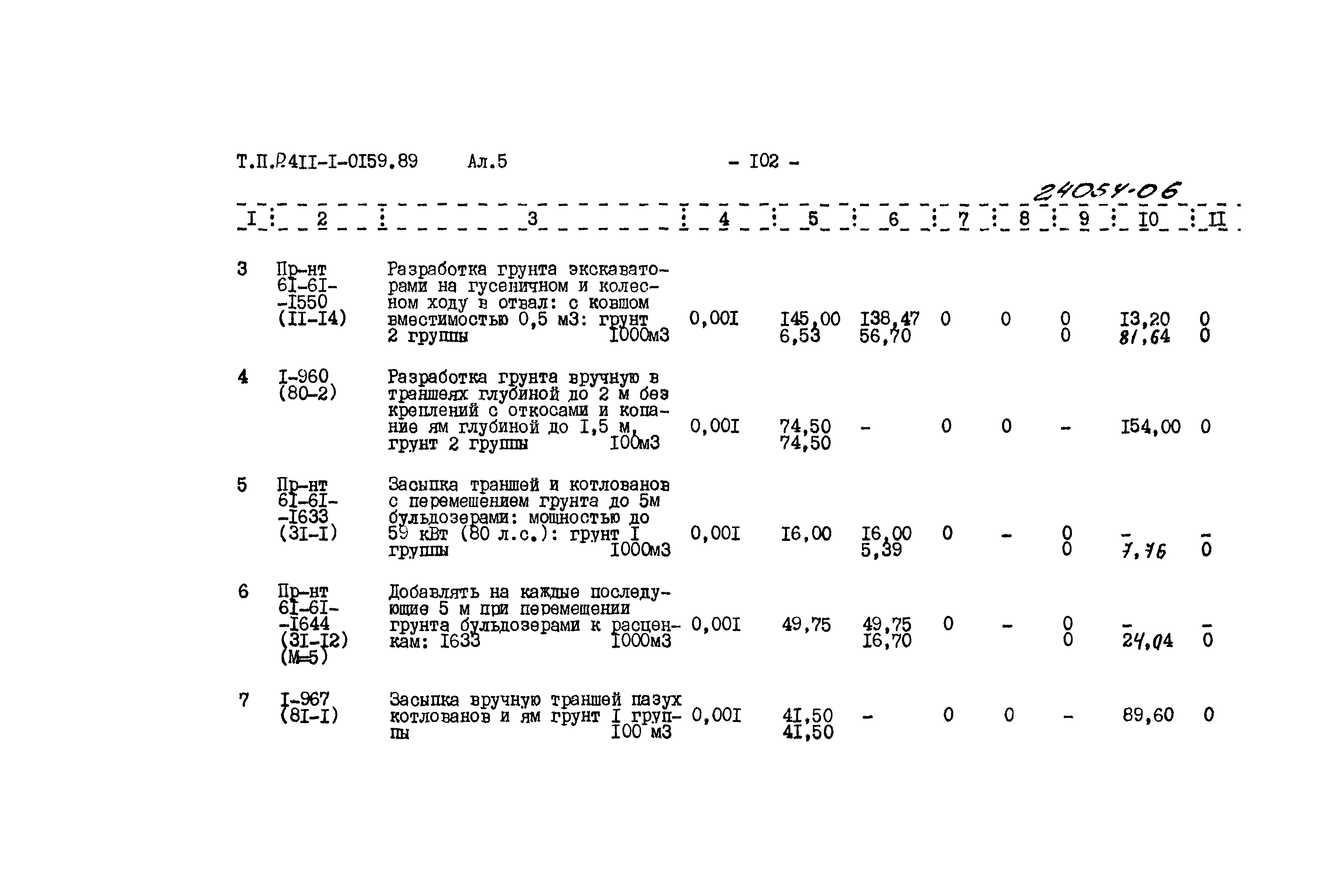 Типовые проектные решения 411-1-0159.89