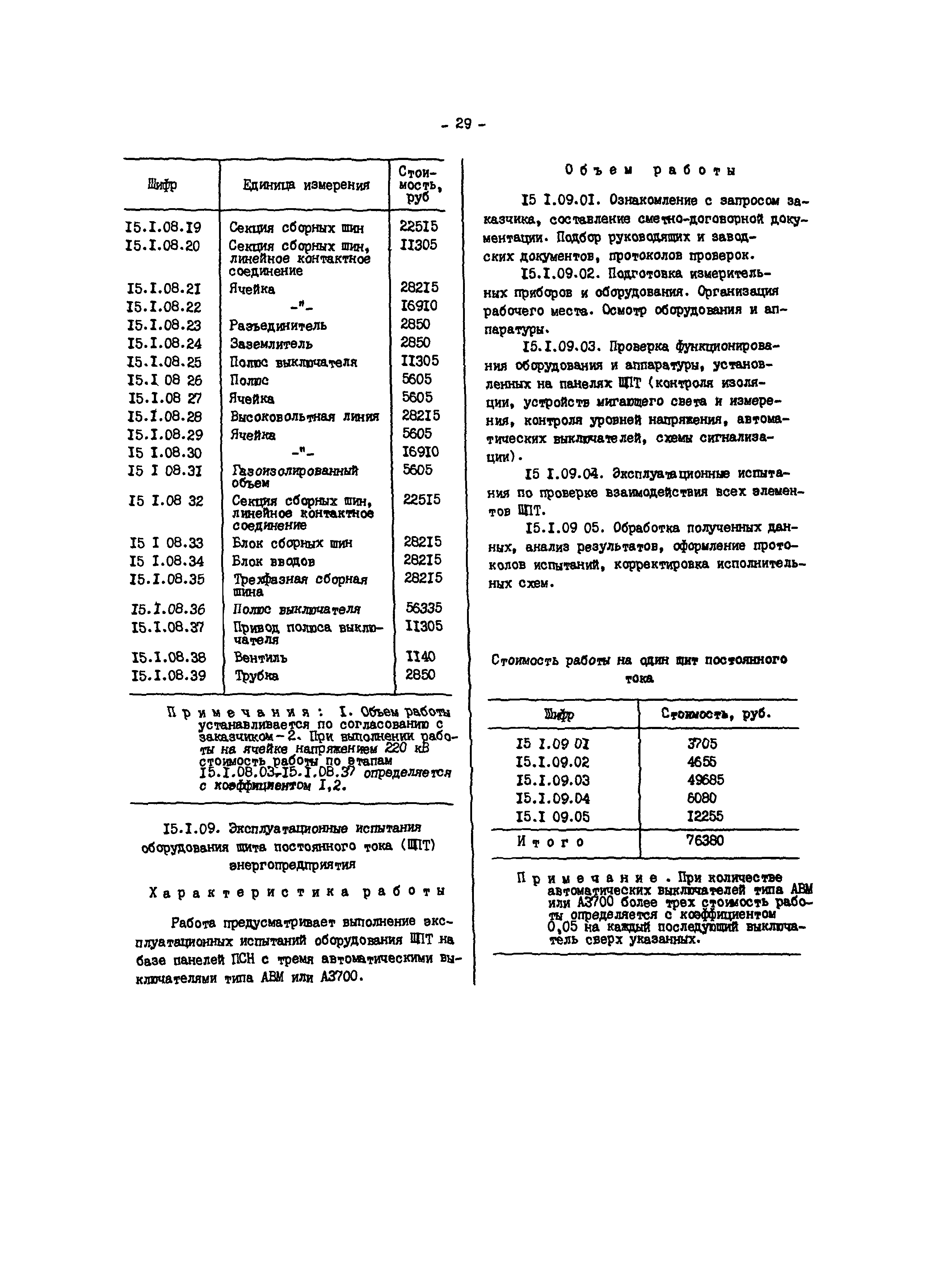 Прейскурант