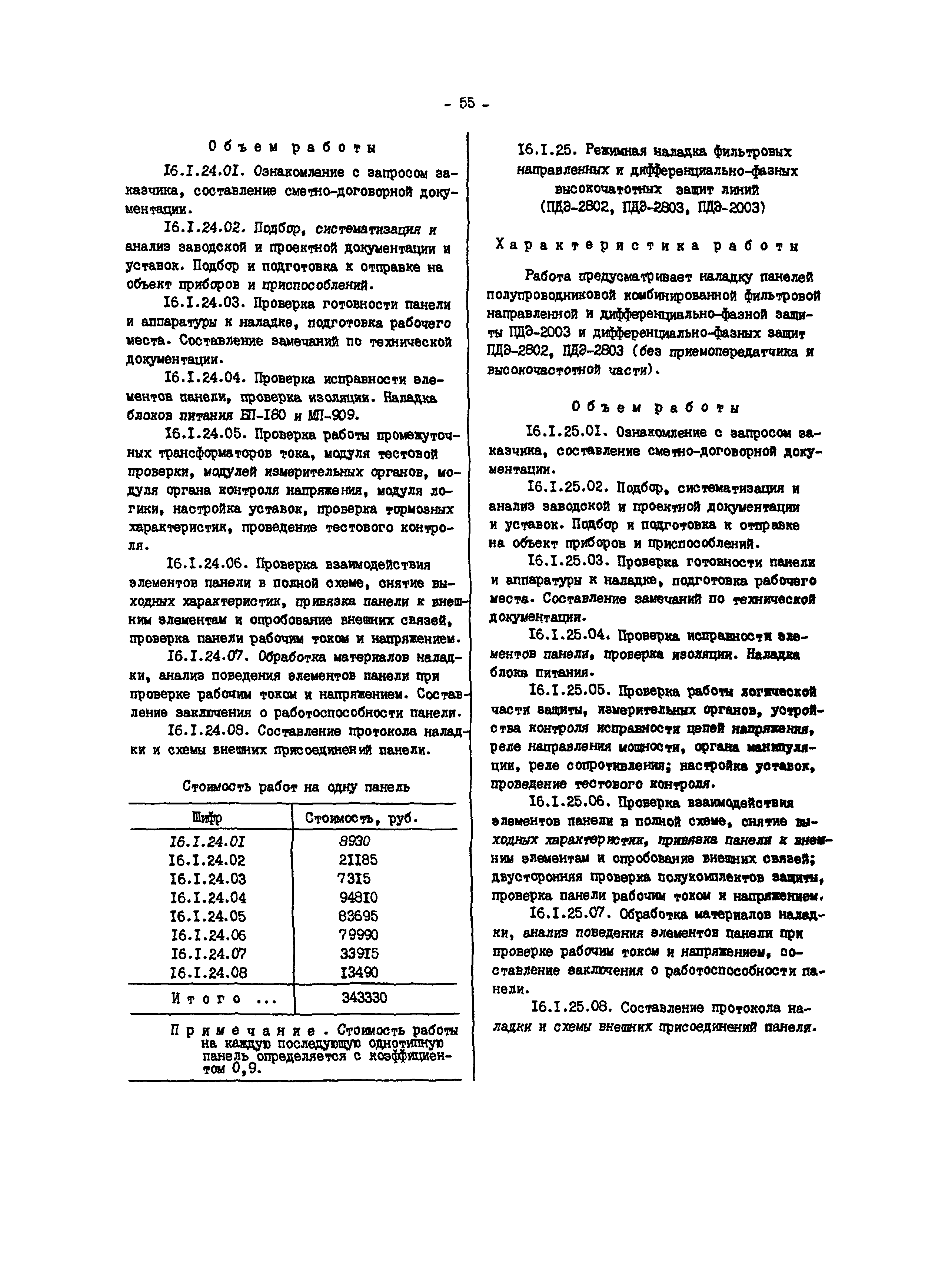 Прейскурант