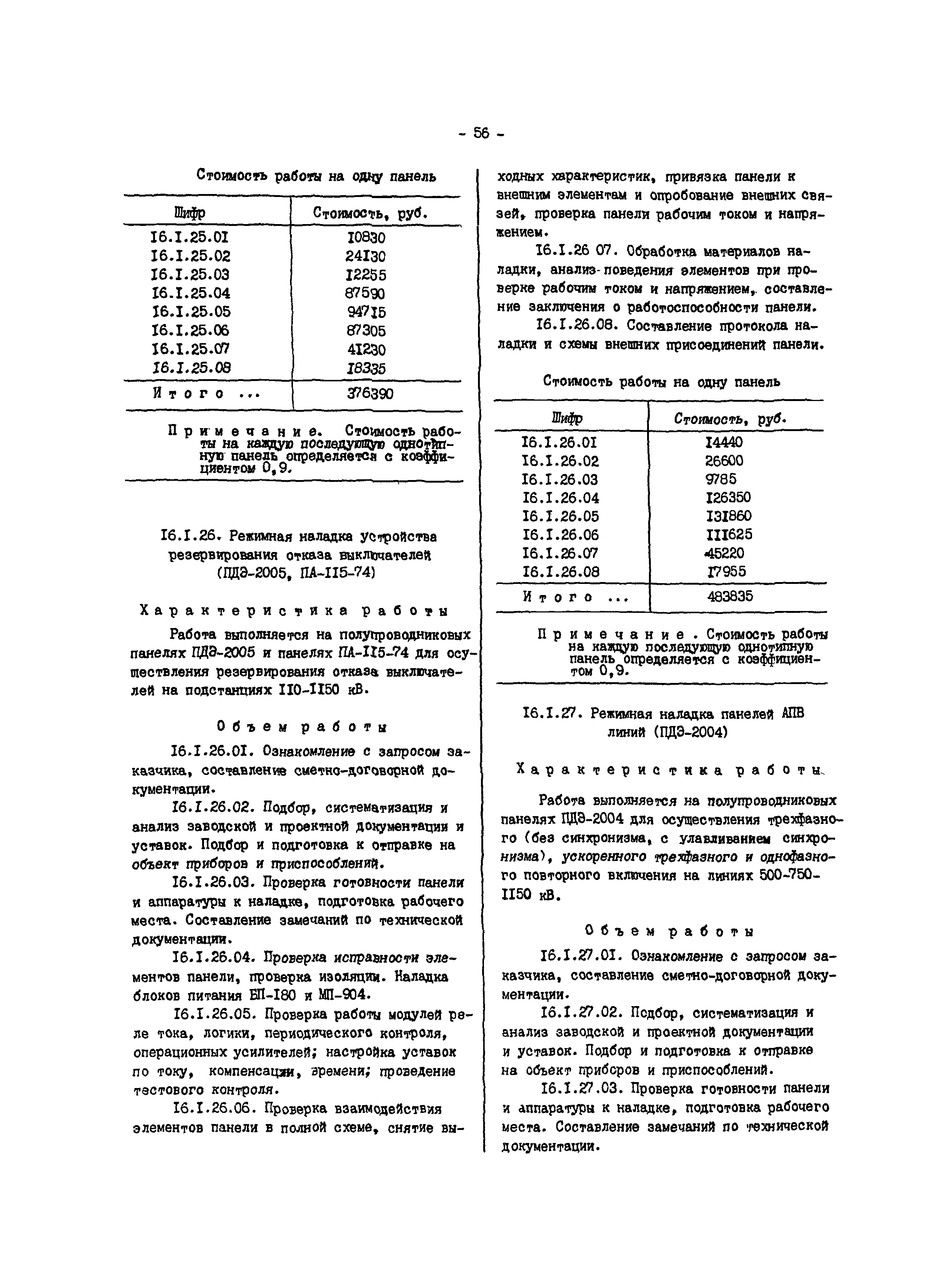 Прейскурант