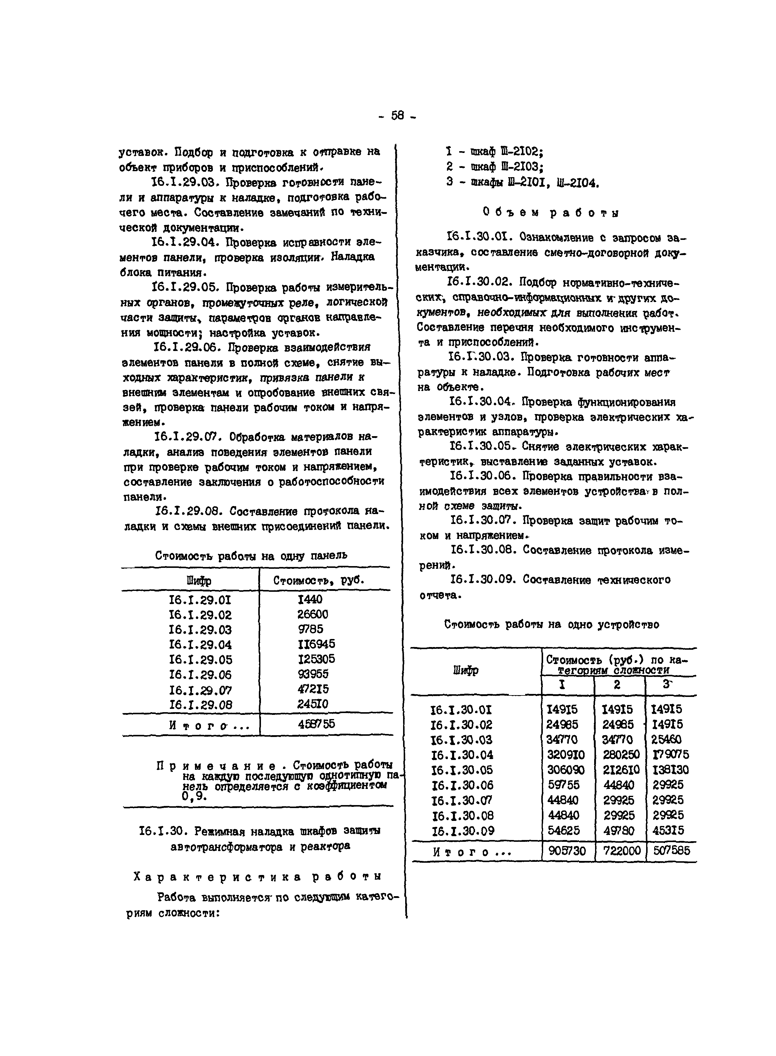 Прейскурант