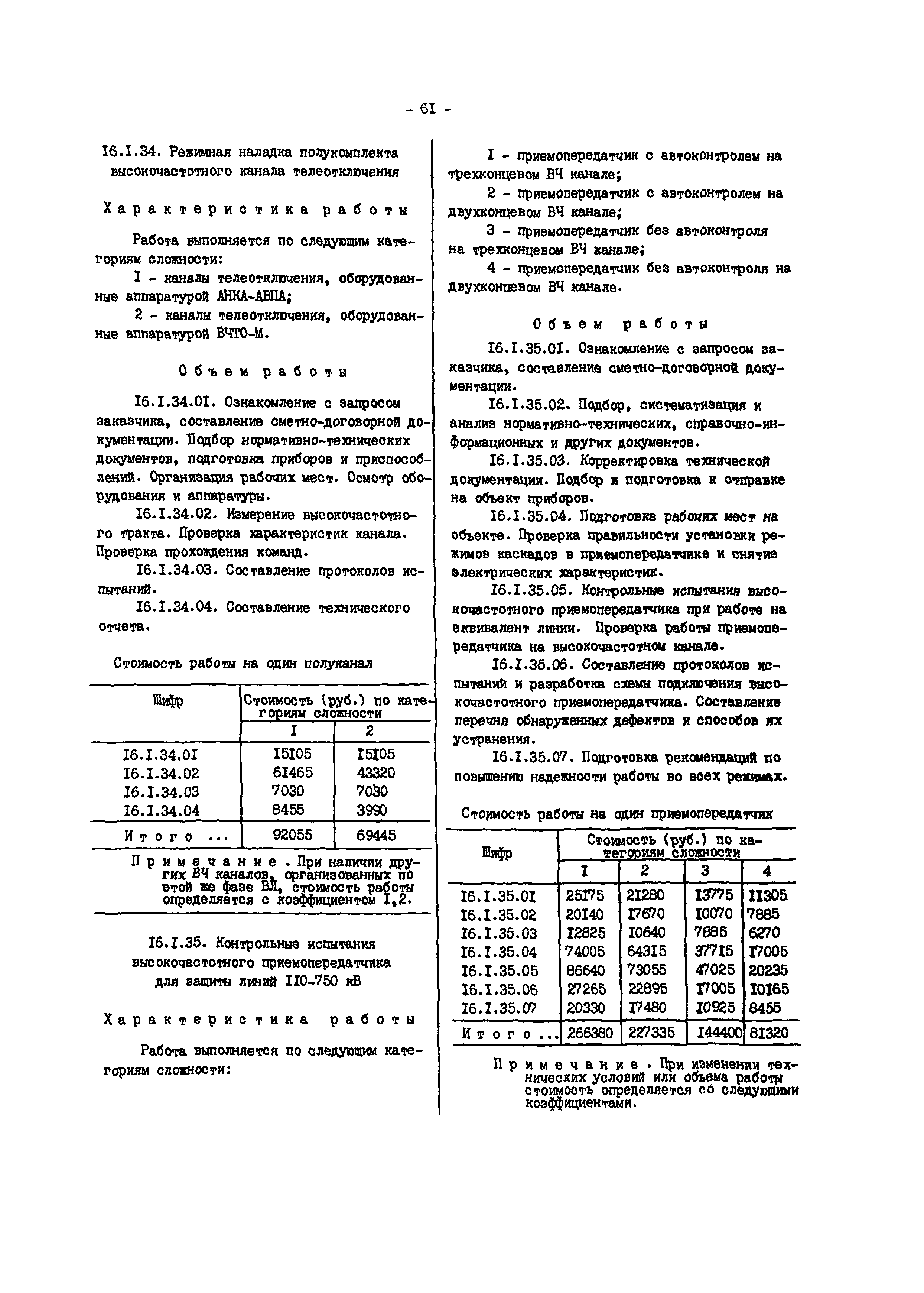 Прейскурант