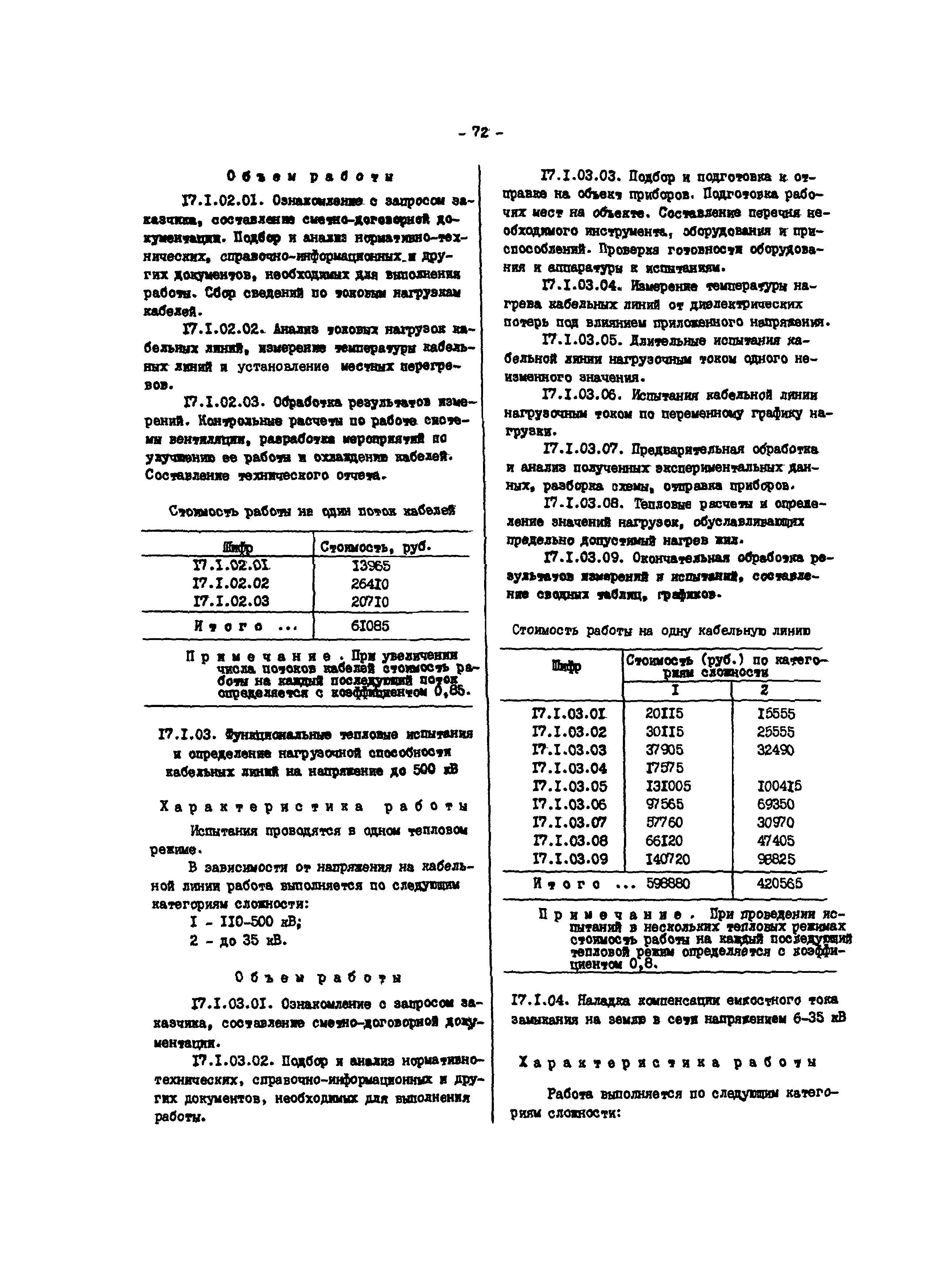 Прейскурант