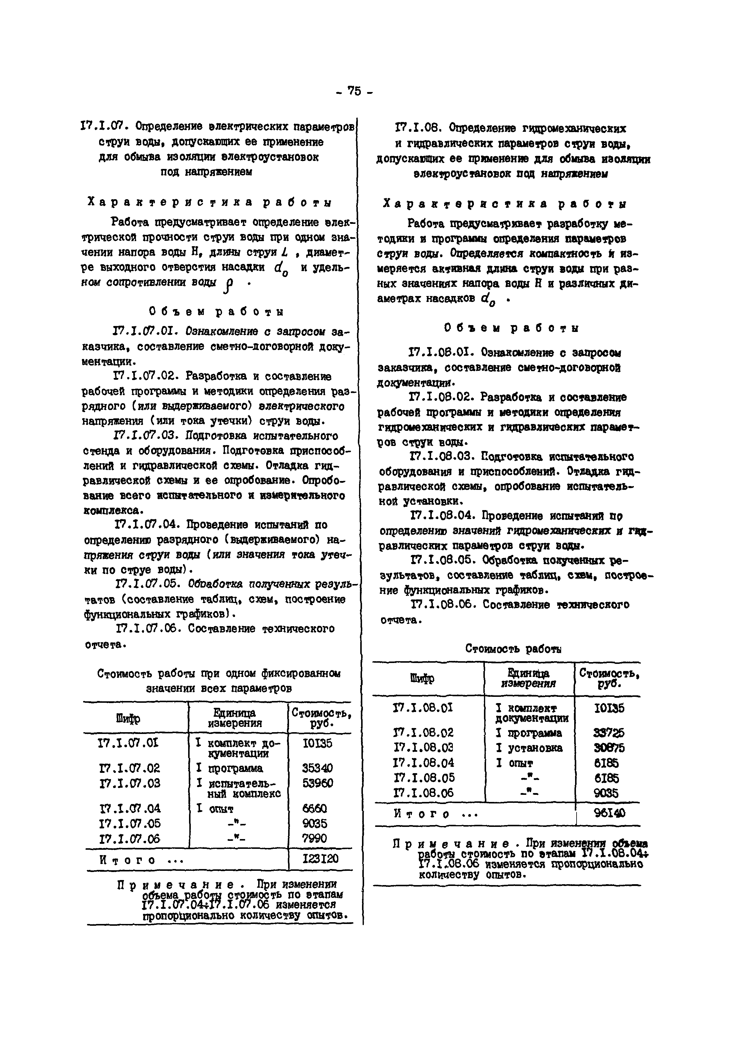 Прейскурант