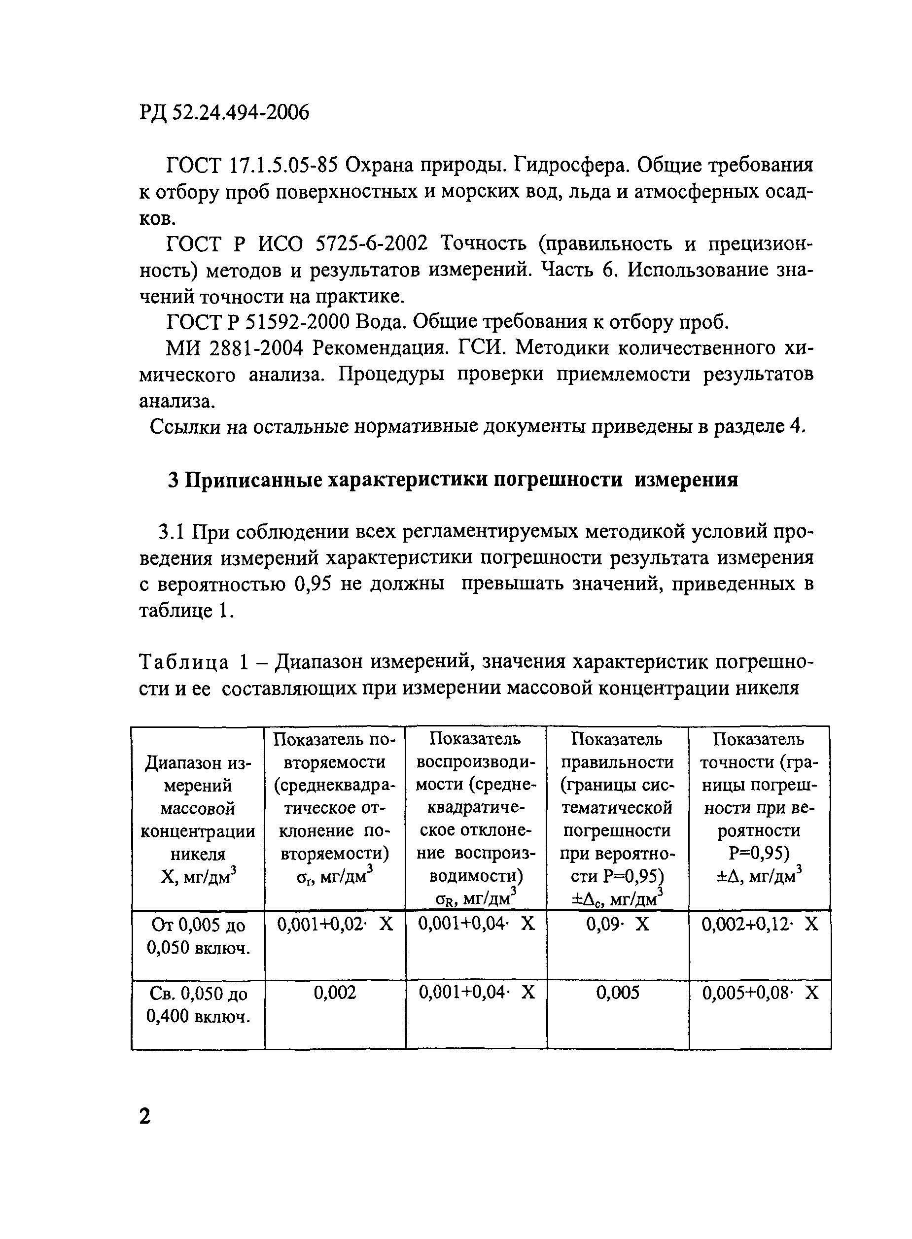 РД 52.24.494-2006