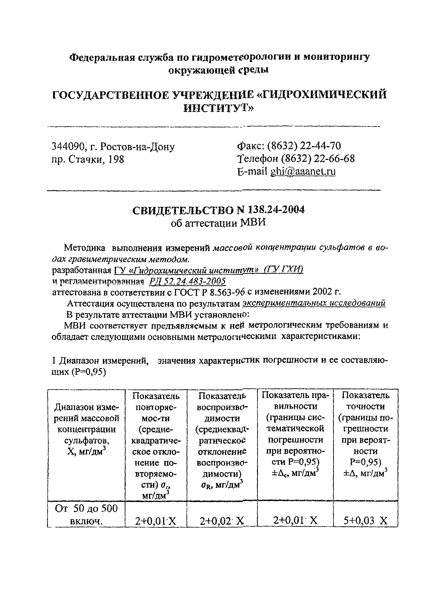 РД 52.24.483-2005