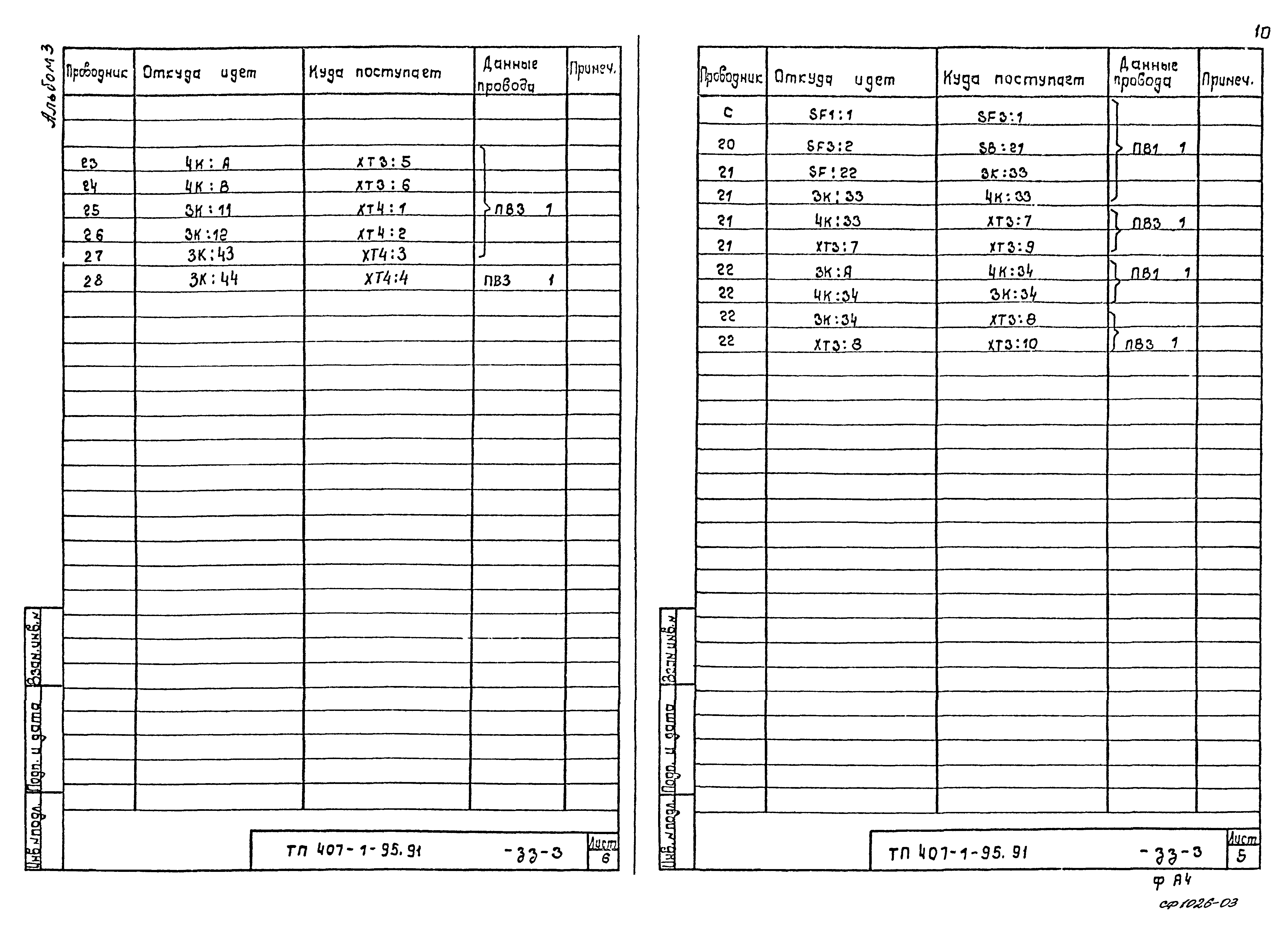 Типовой проект 407-1-95.91