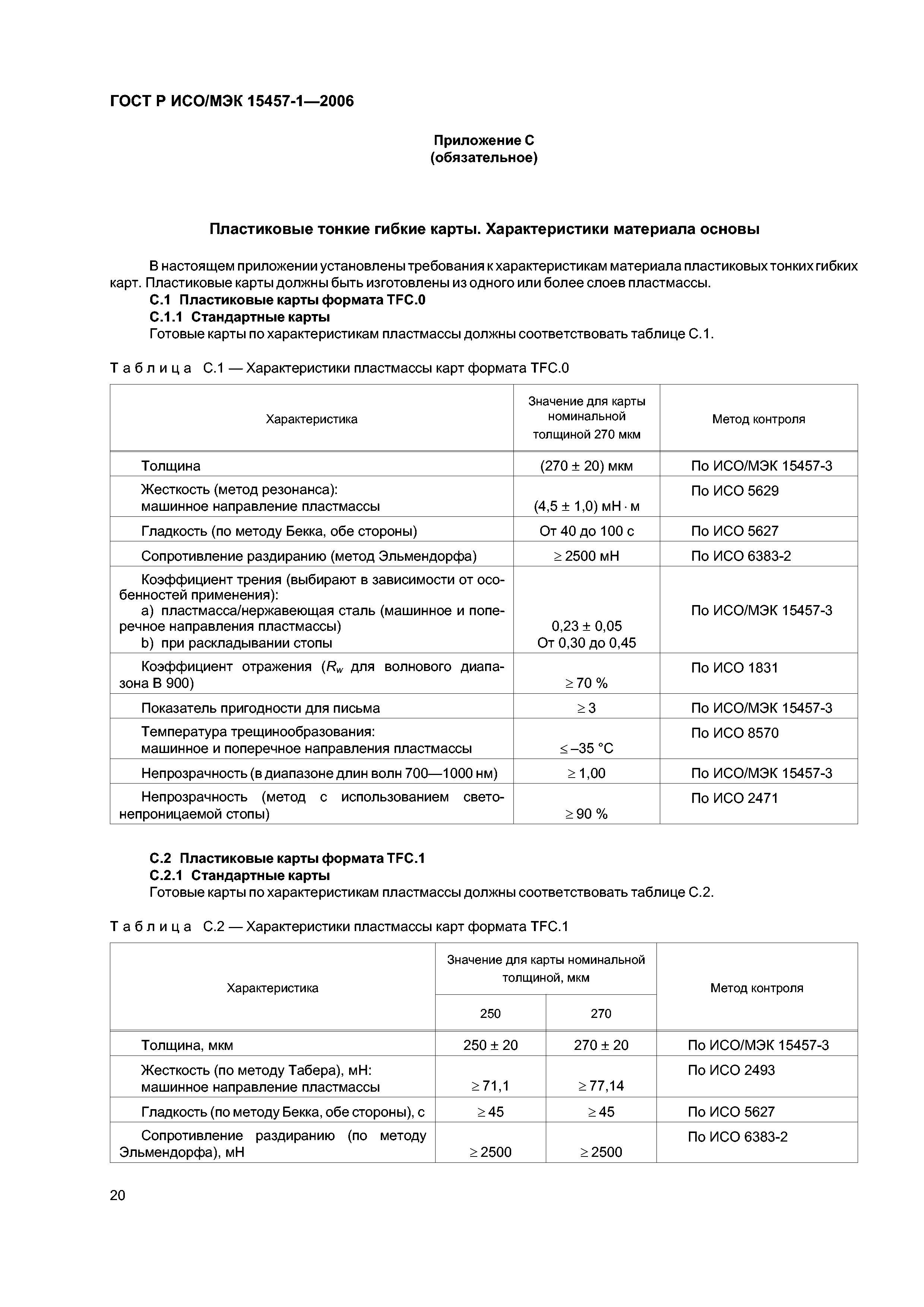 ГОСТ Р ИСО/МЭК 15457-1-2006