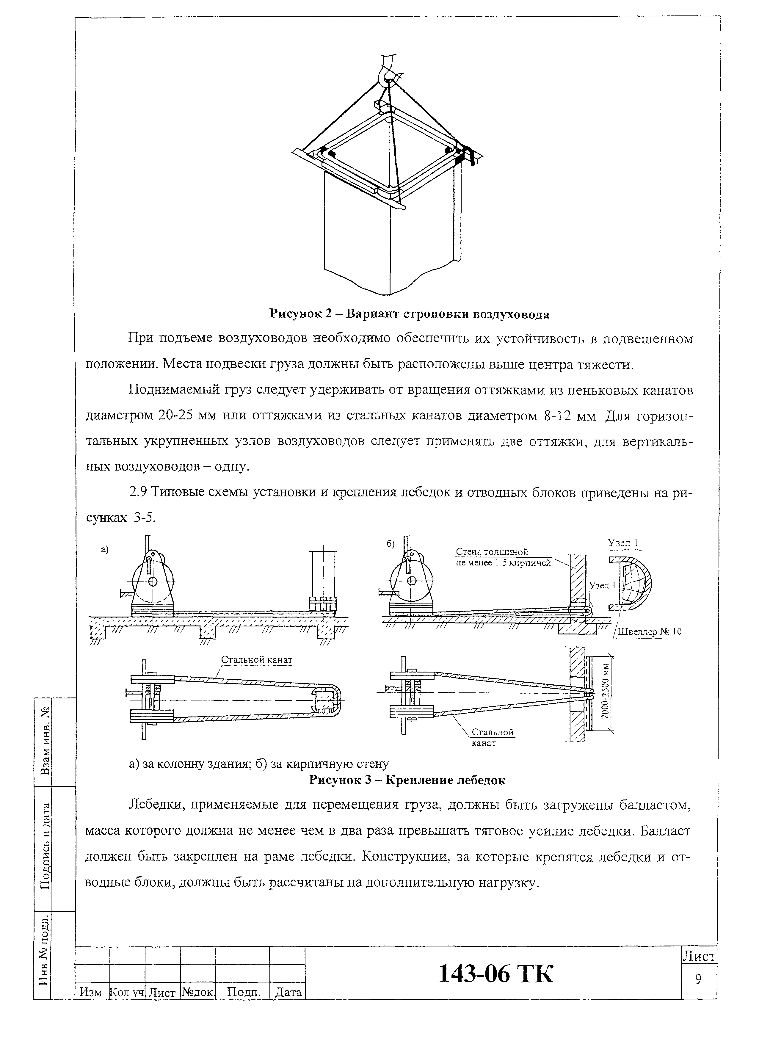 Технологическая карта 143-06 ТК