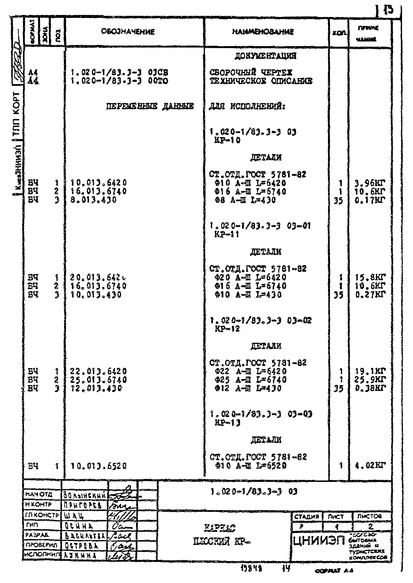 Серия 1.020-1/83