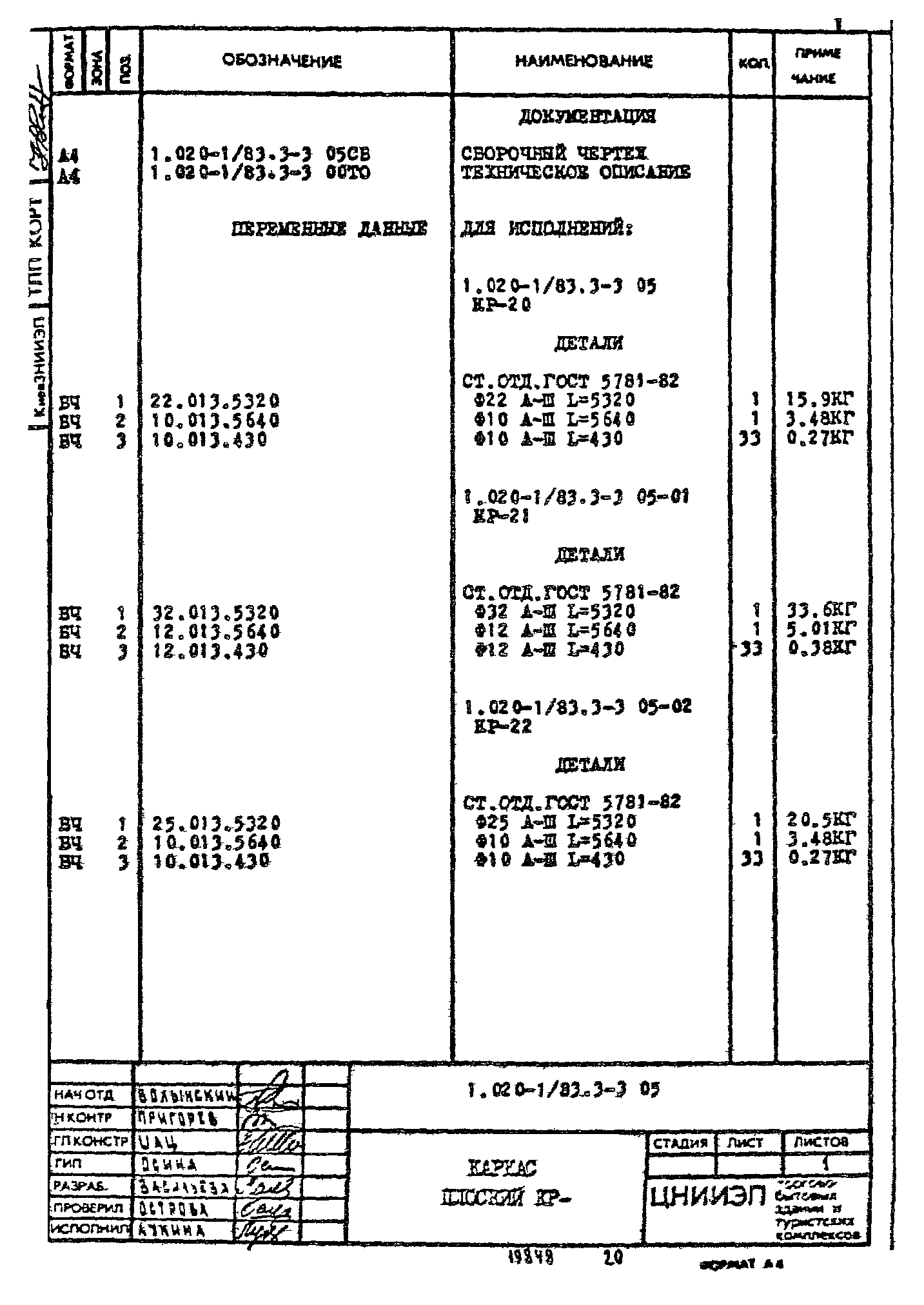 Серия 1.020-1/83