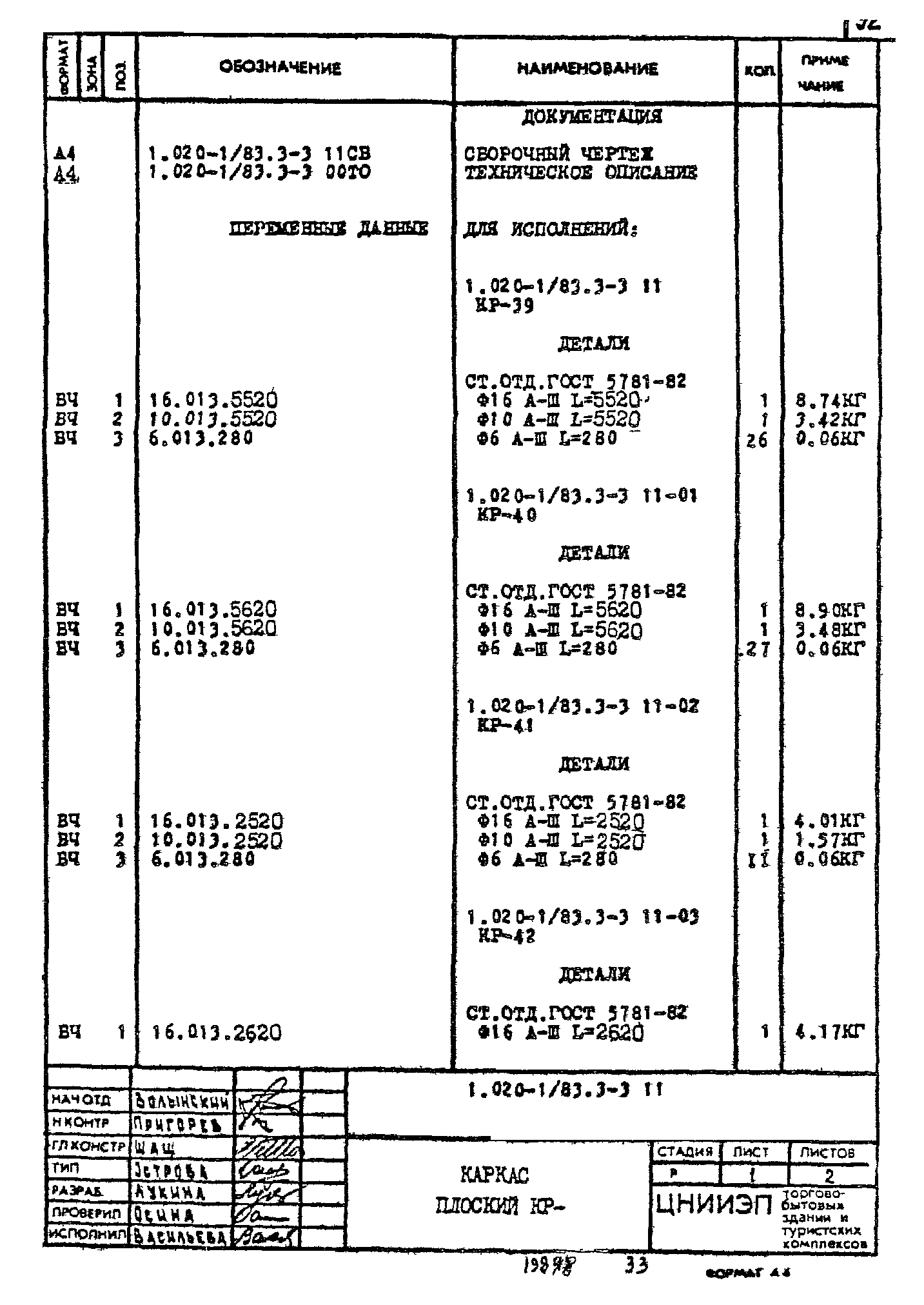 Серия 1.020-1/83