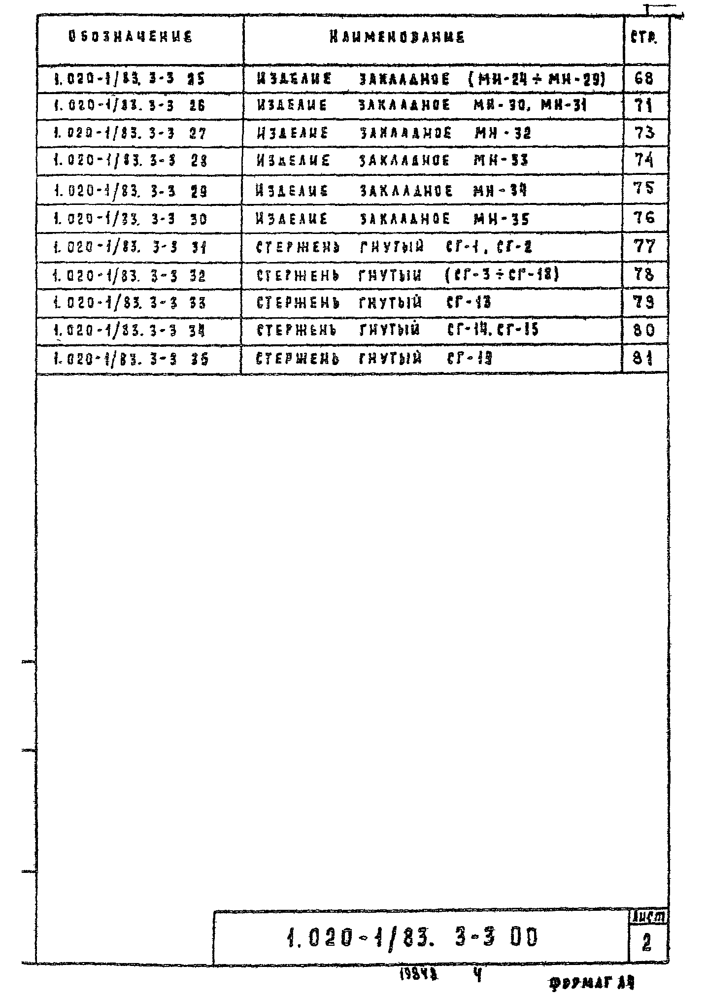 Серия 1.020-1/83