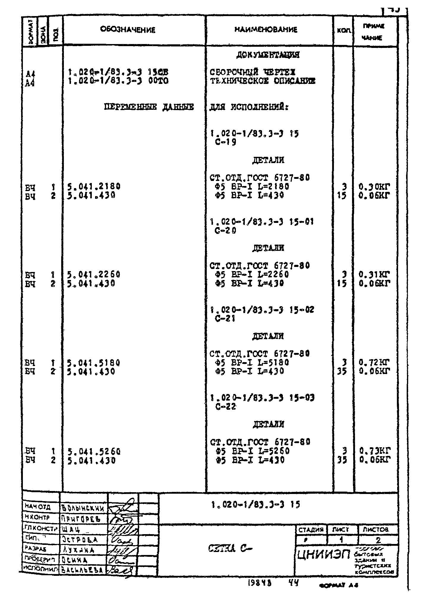 Серия 1.020-1/83