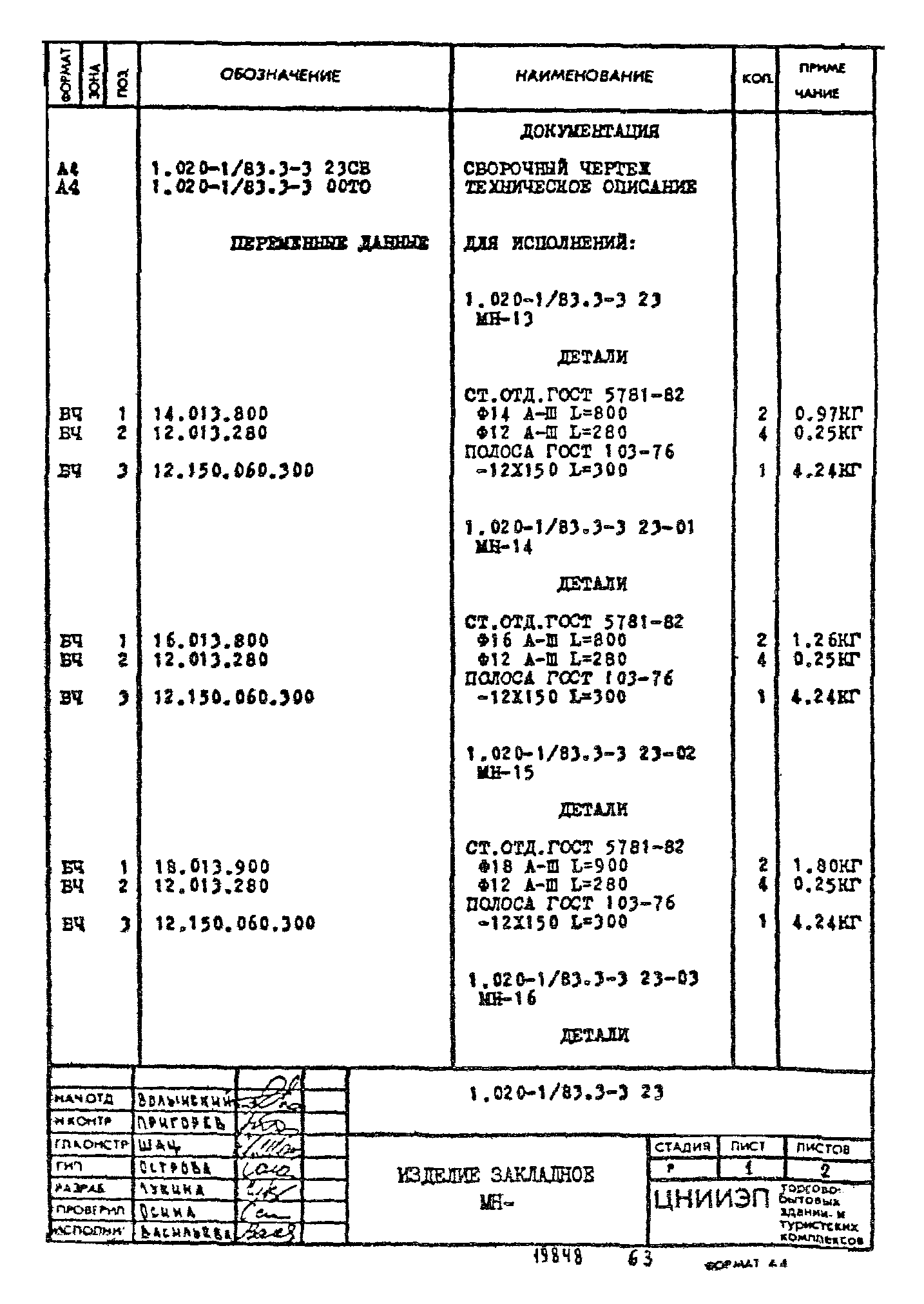 Серия 1.020-1/83