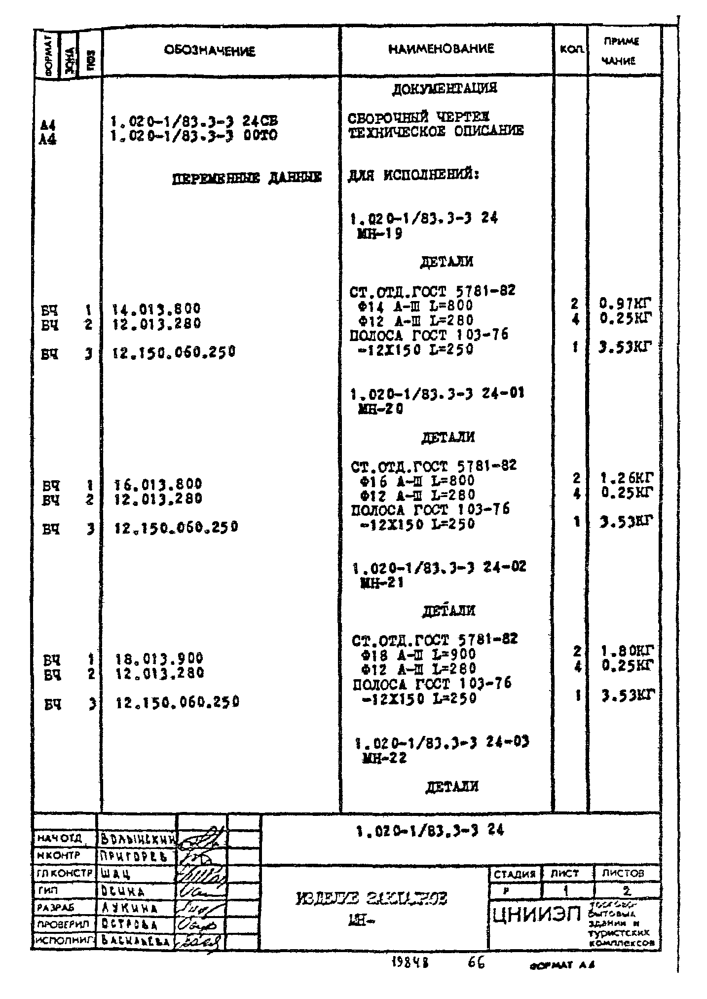 Серия 1.020-1/83