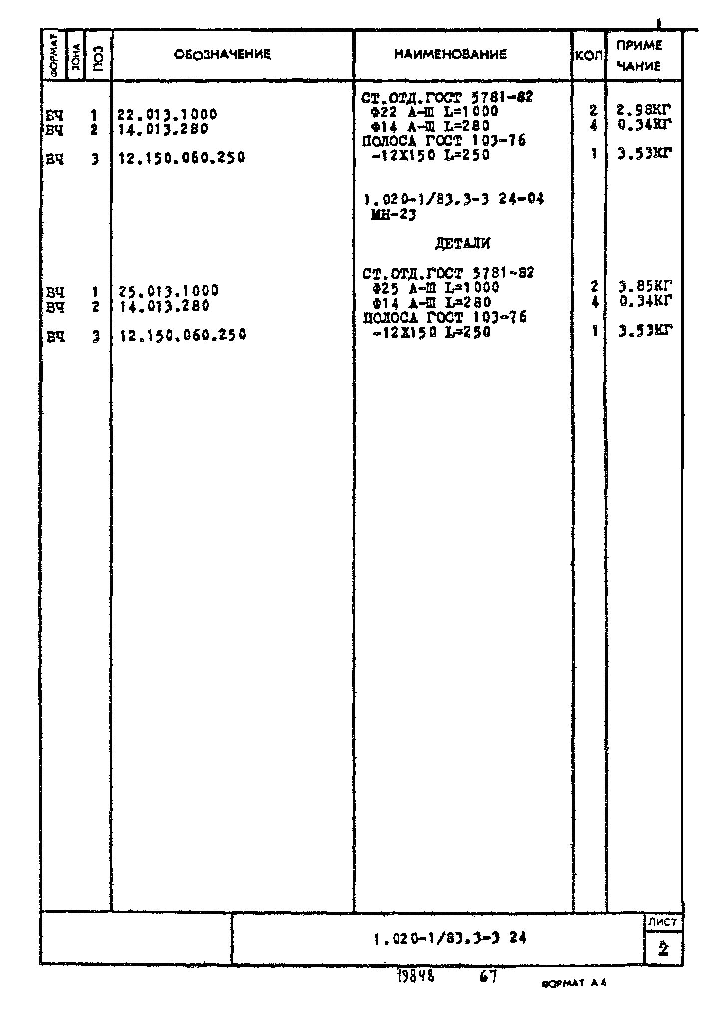 Серия 1.020-1/83