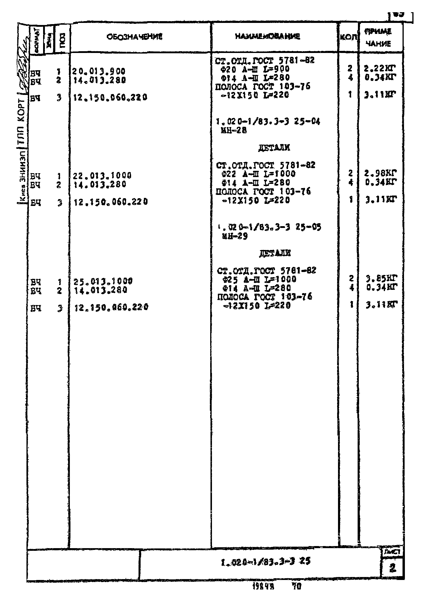 Серия 1.020-1/83