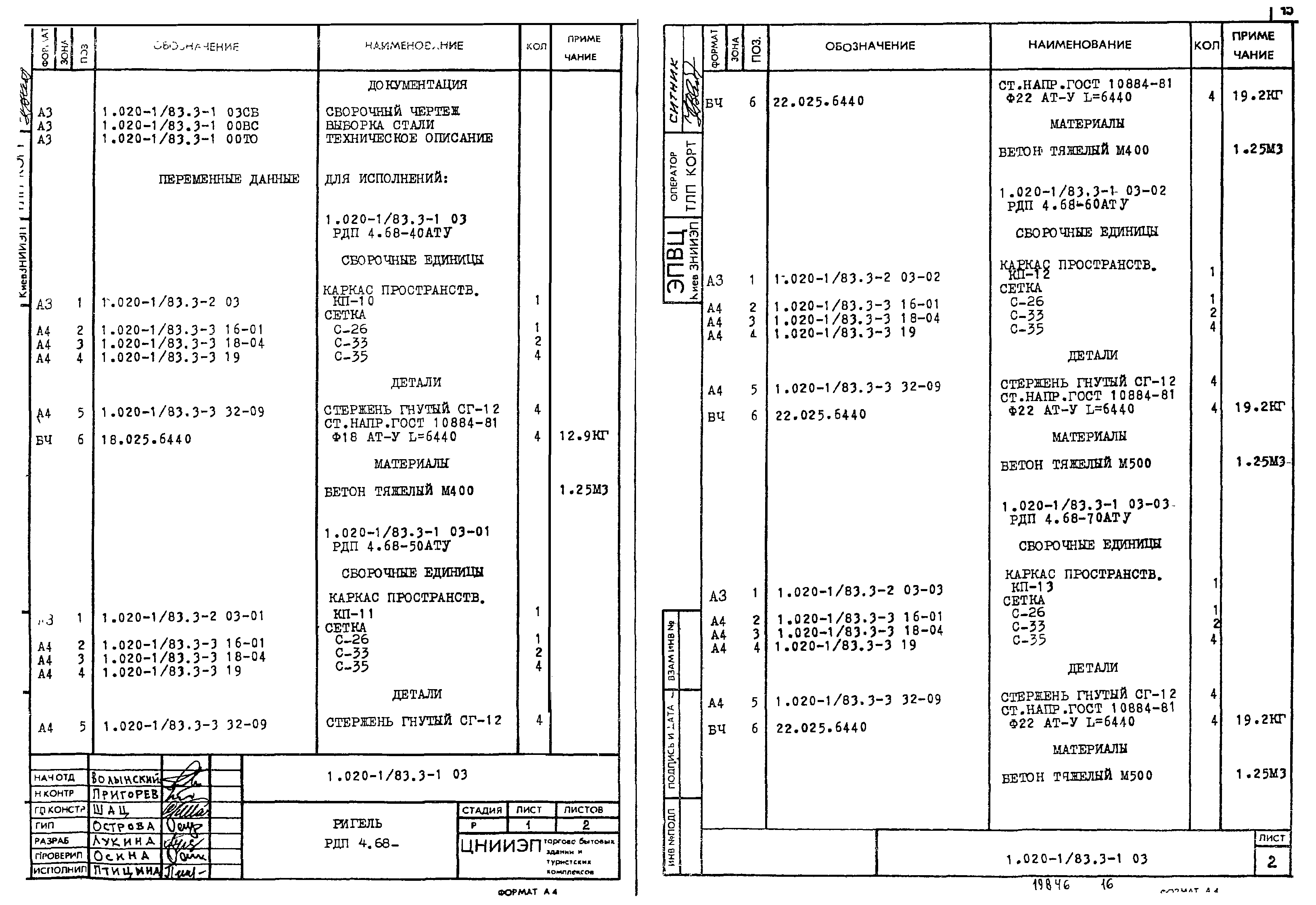 Серия 1.020-1/83