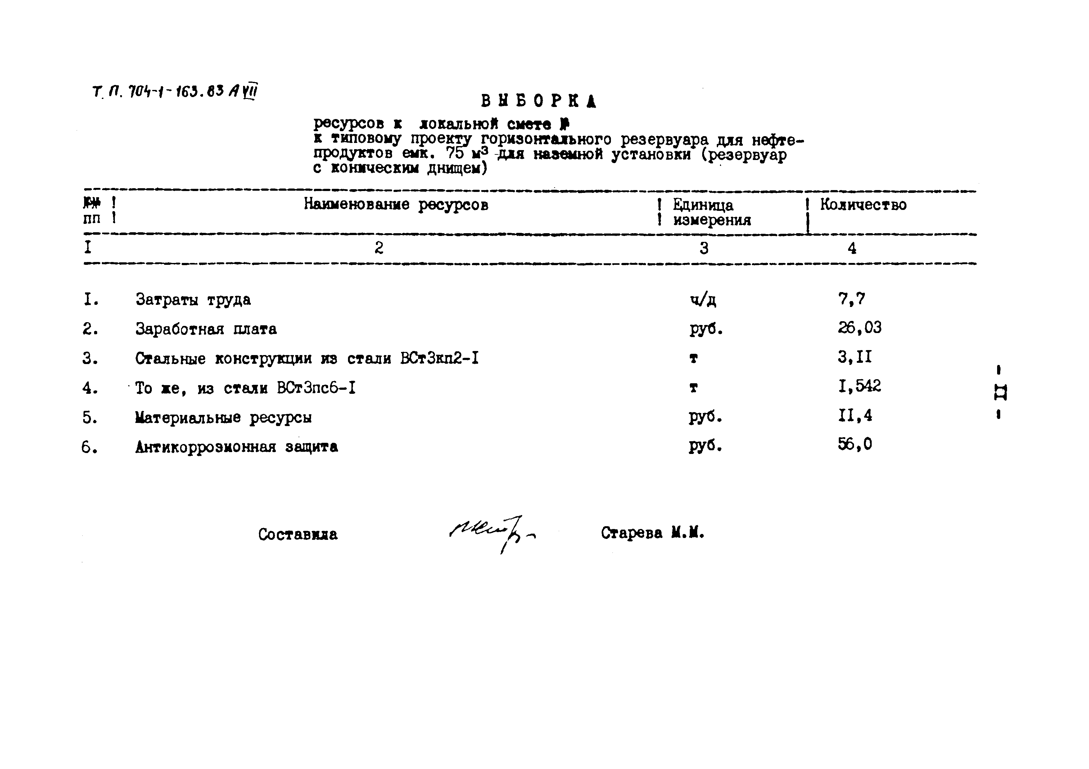 Типовой проект 704-1-163.83