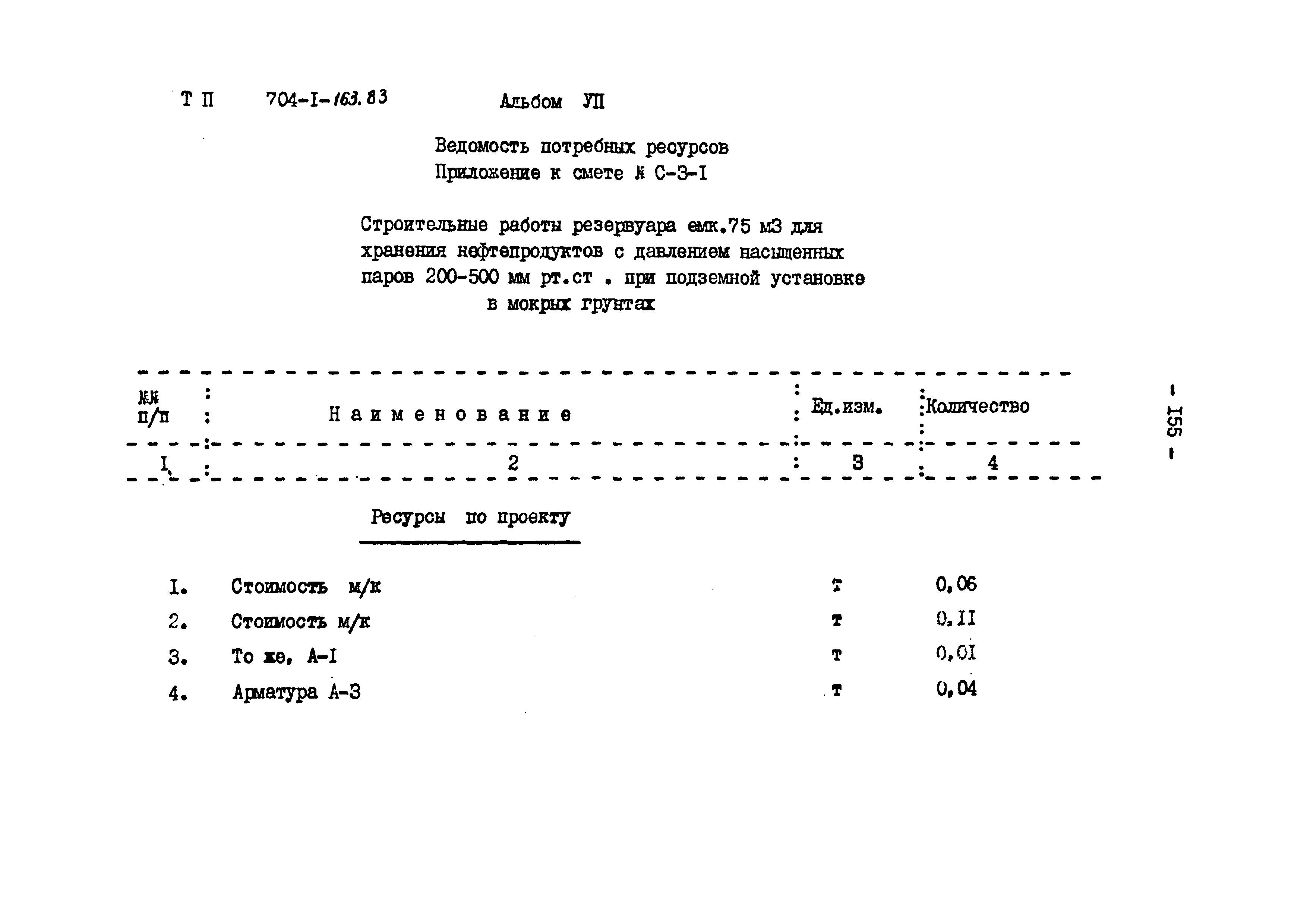 Типовой проект 704-1-163.83