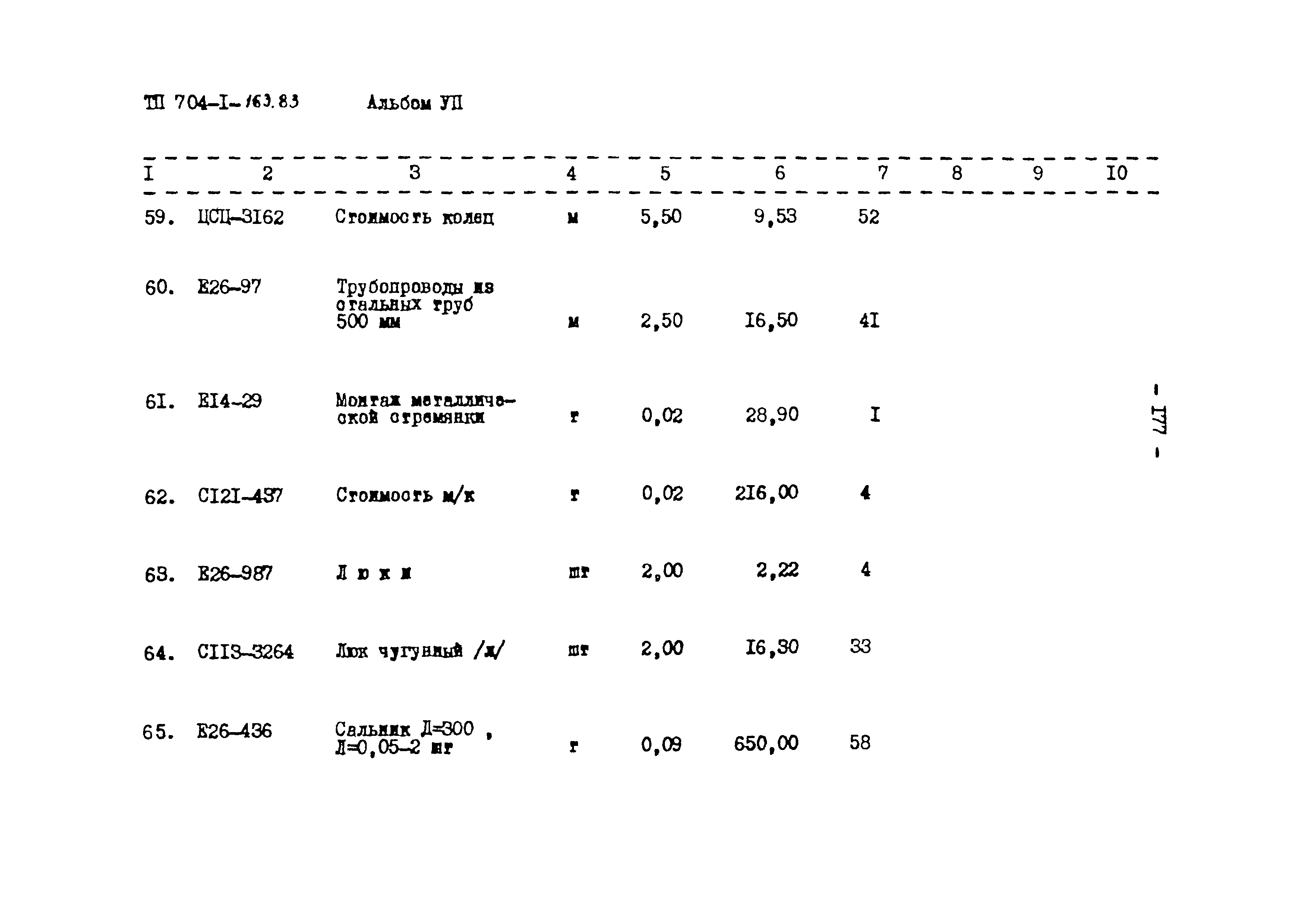 Типовой проект 704-1-163.83