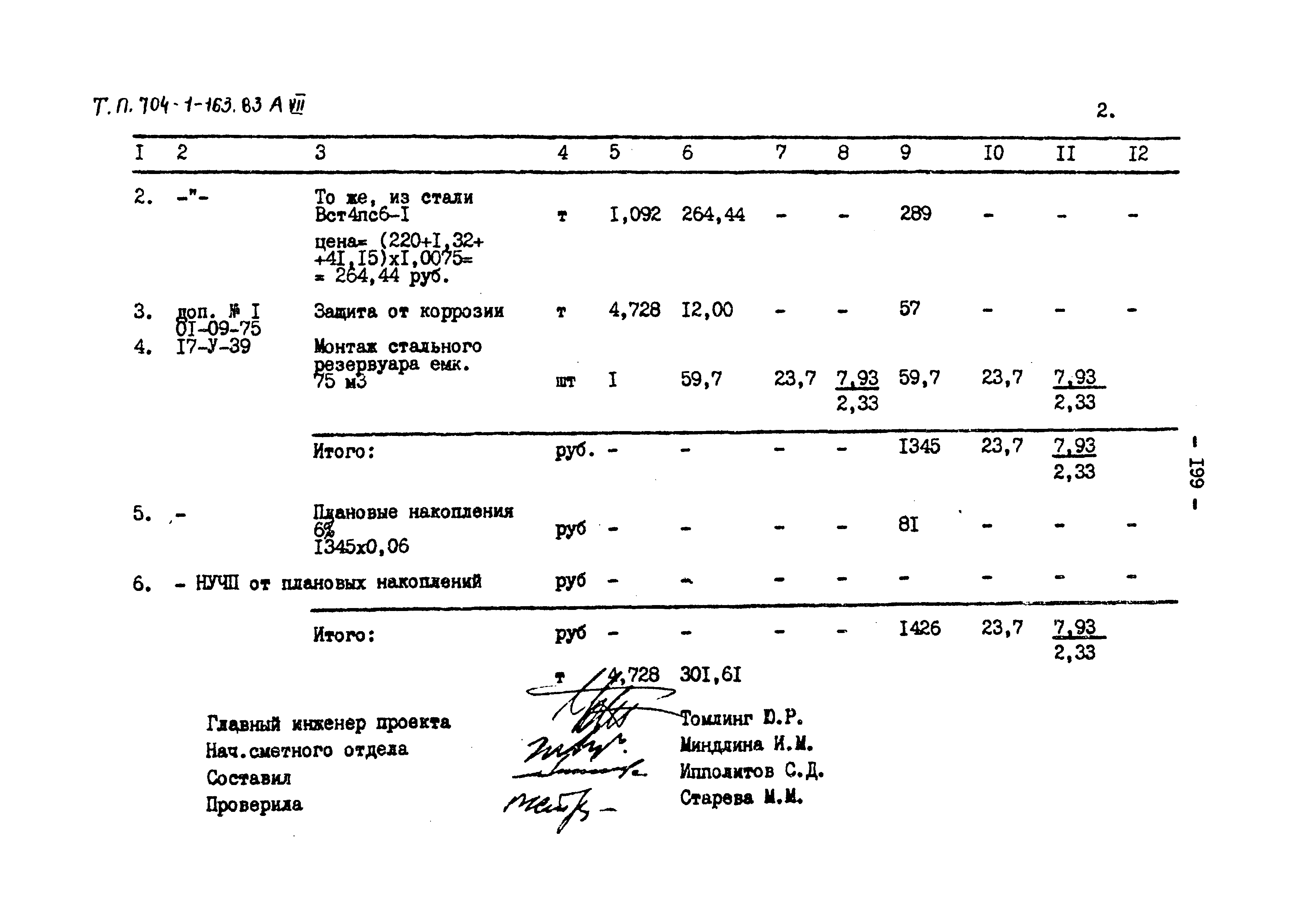 Типовой проект 704-1-163.83