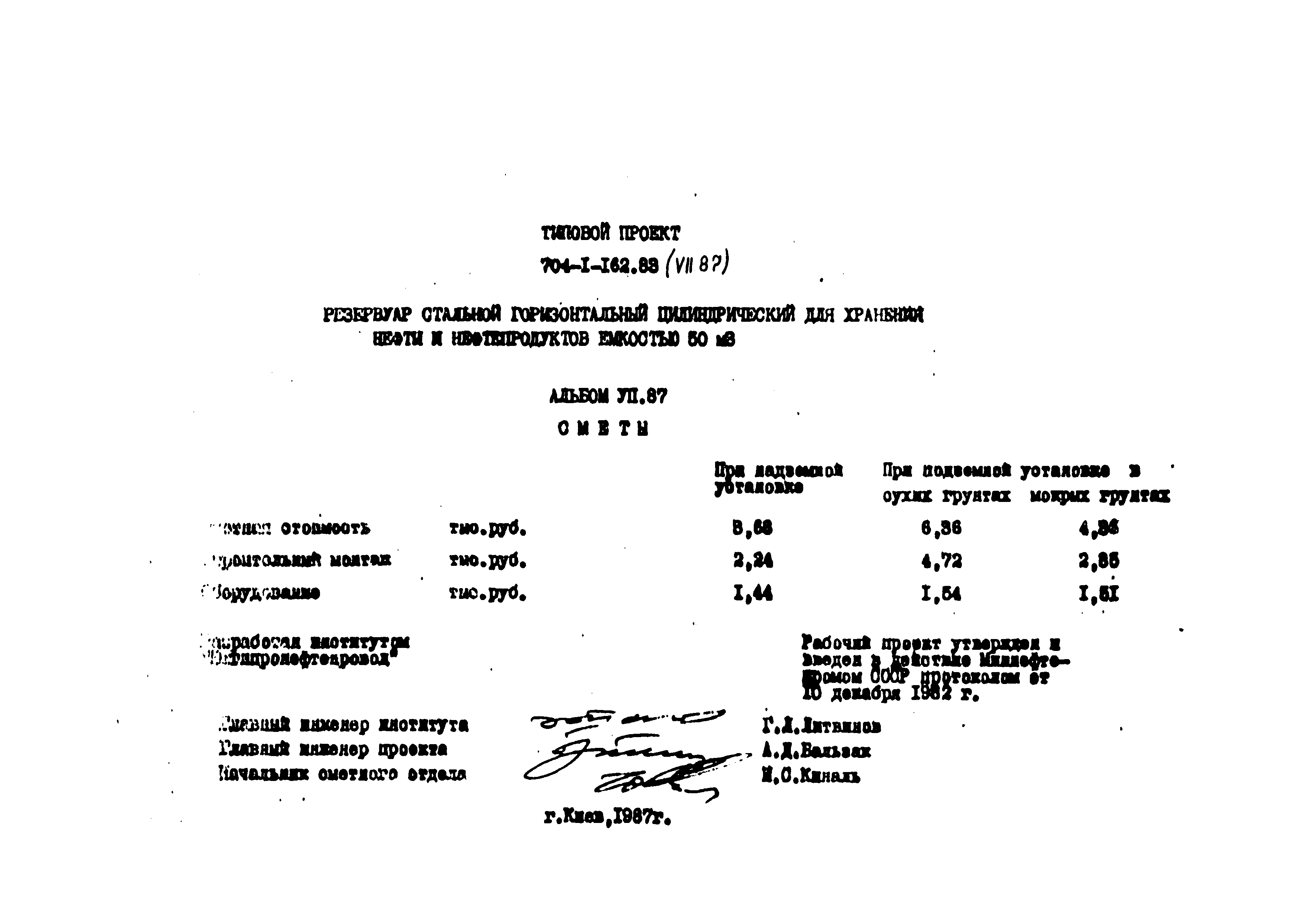 Типовой проект 704-1-162.83