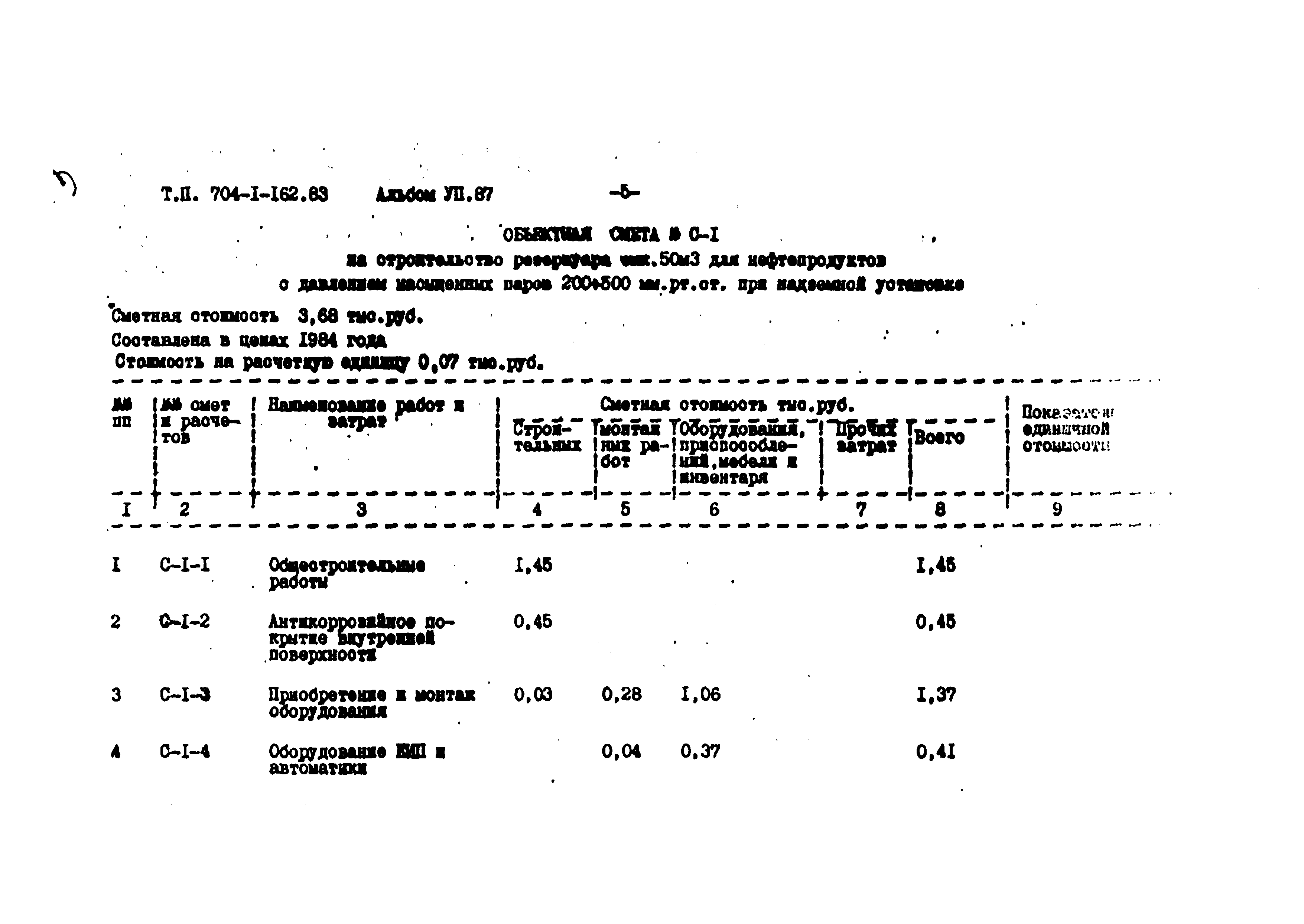 Типовой проект 704-1-162.83