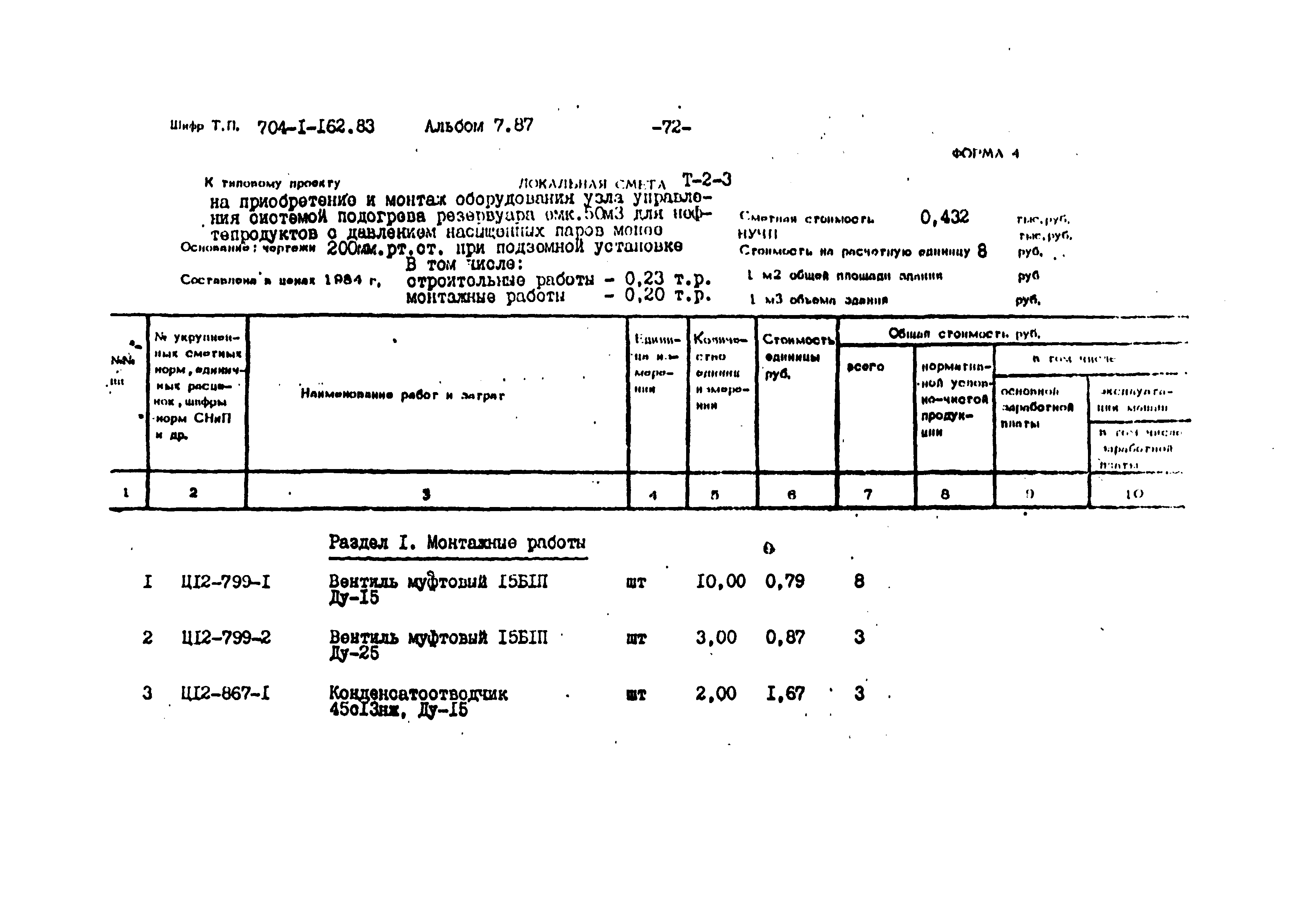 Типовой проект 704-1-162.83