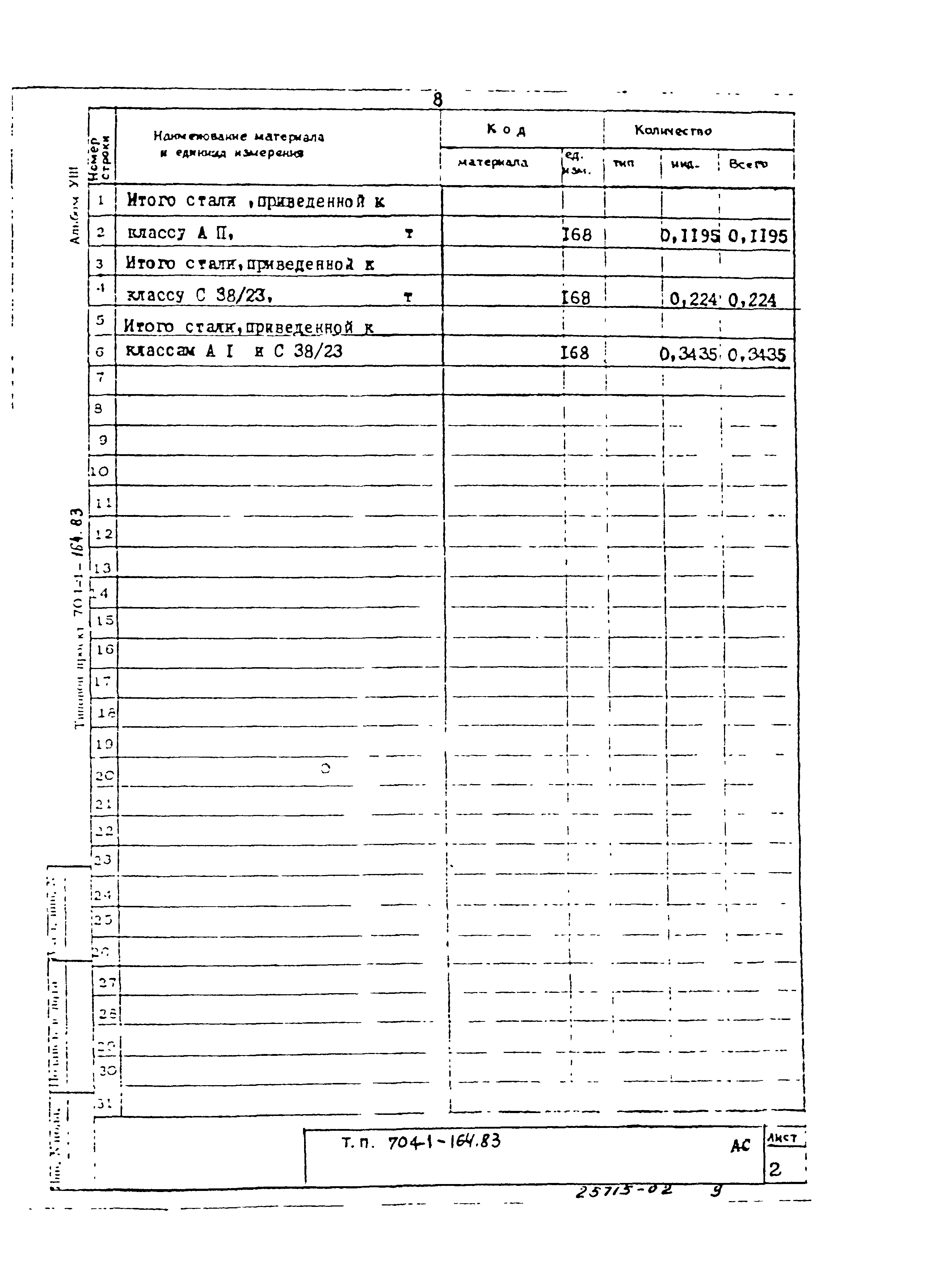 Типовой проект 704-1-164.83