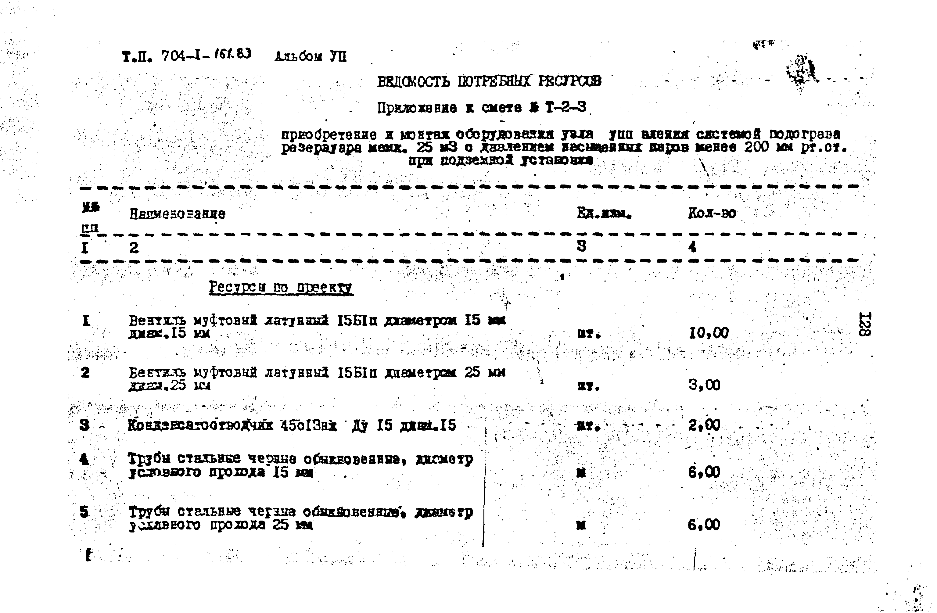 Типовой проект 704-1-161.83