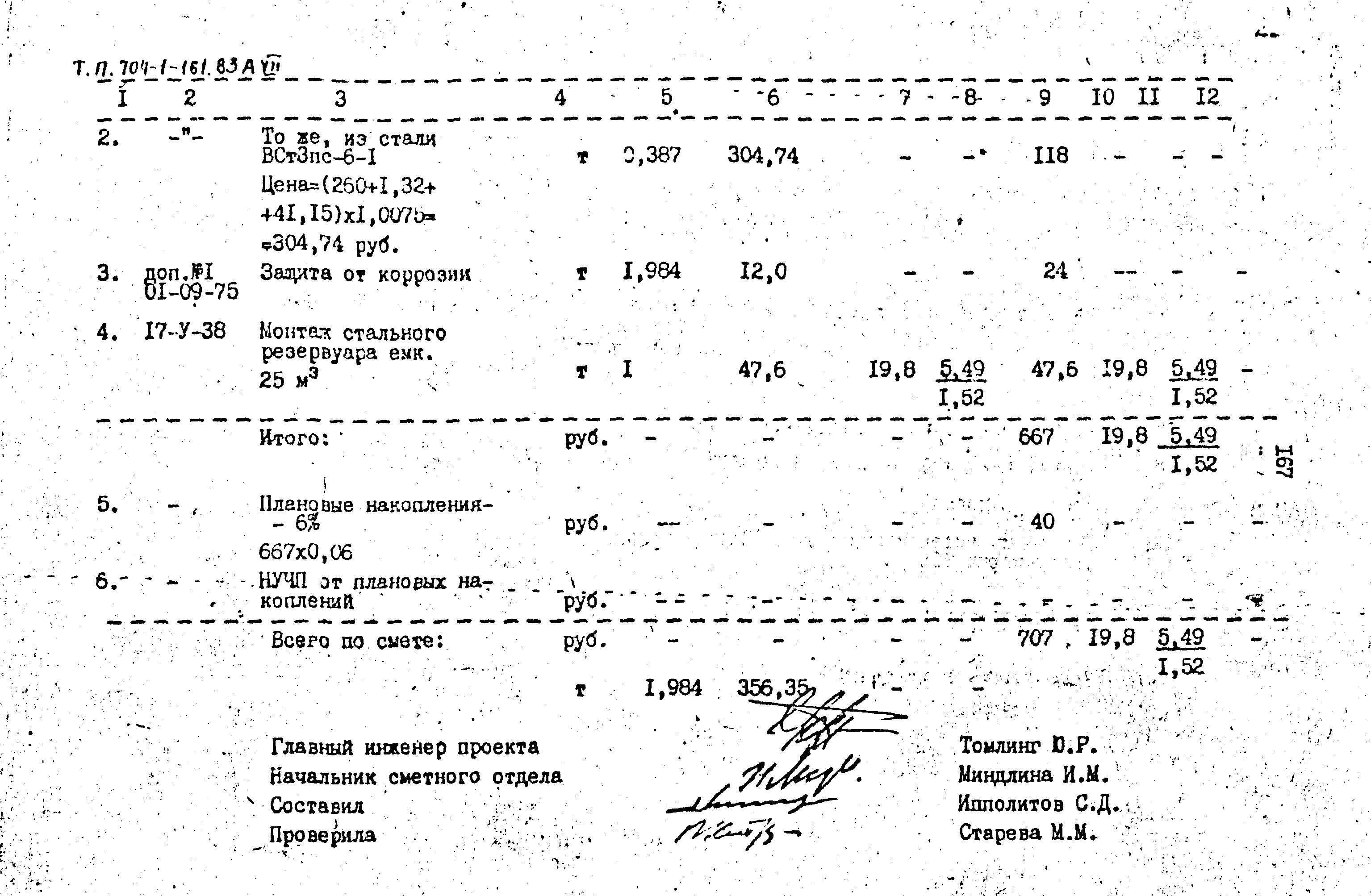 Типовой проект 704-1-161.83