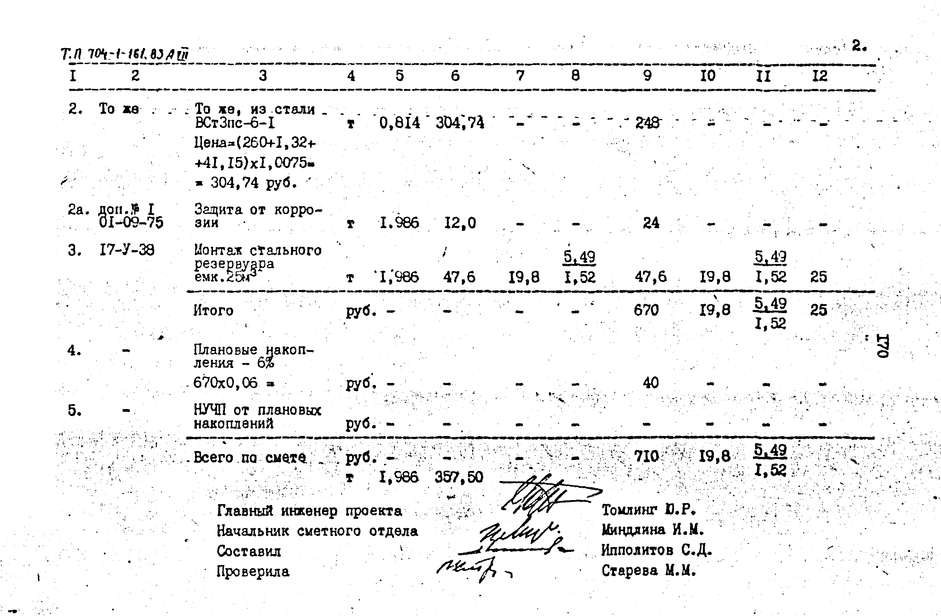 Типовой проект 704-1-161.83