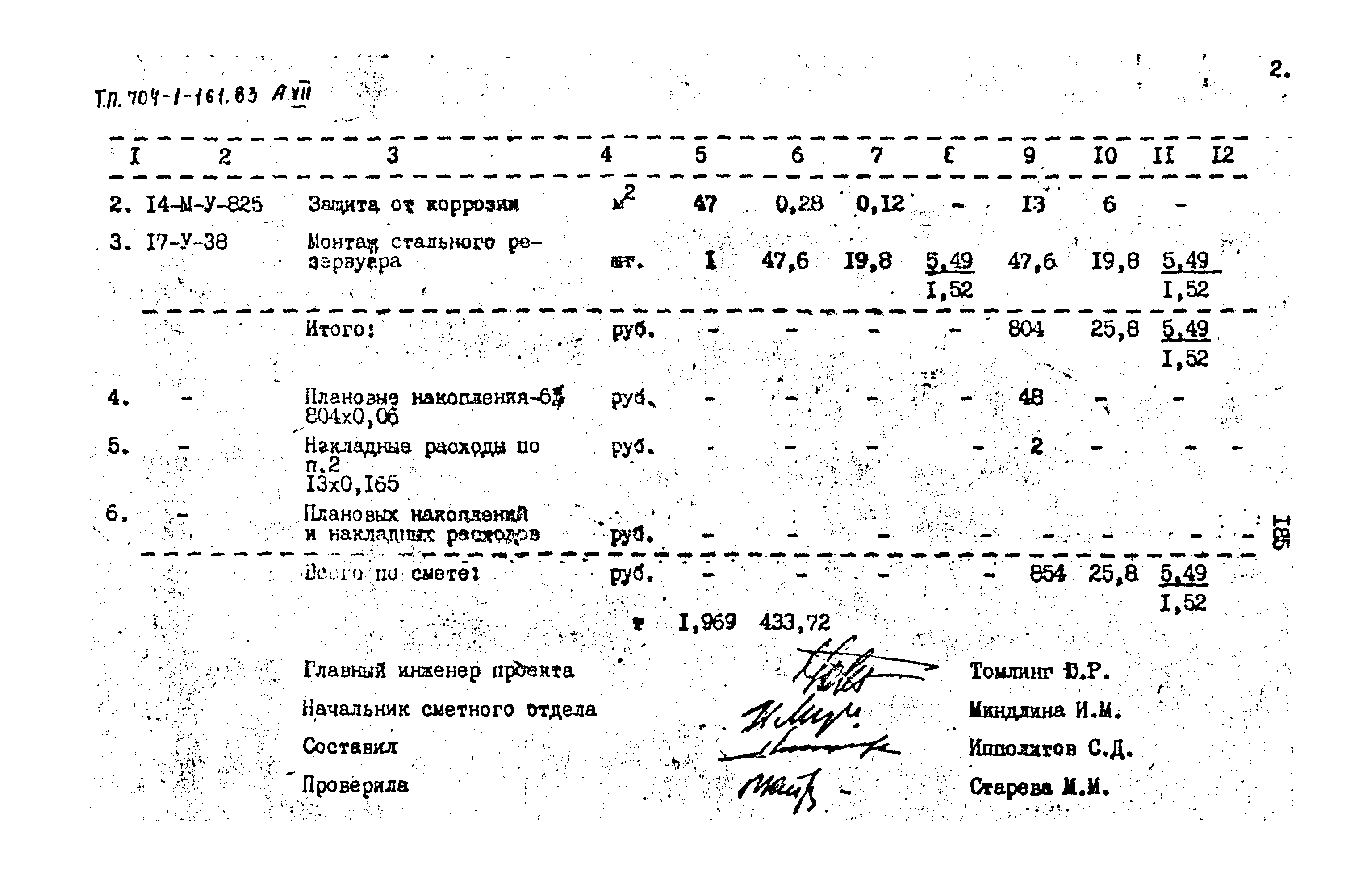 Типовой проект 704-1-161.83