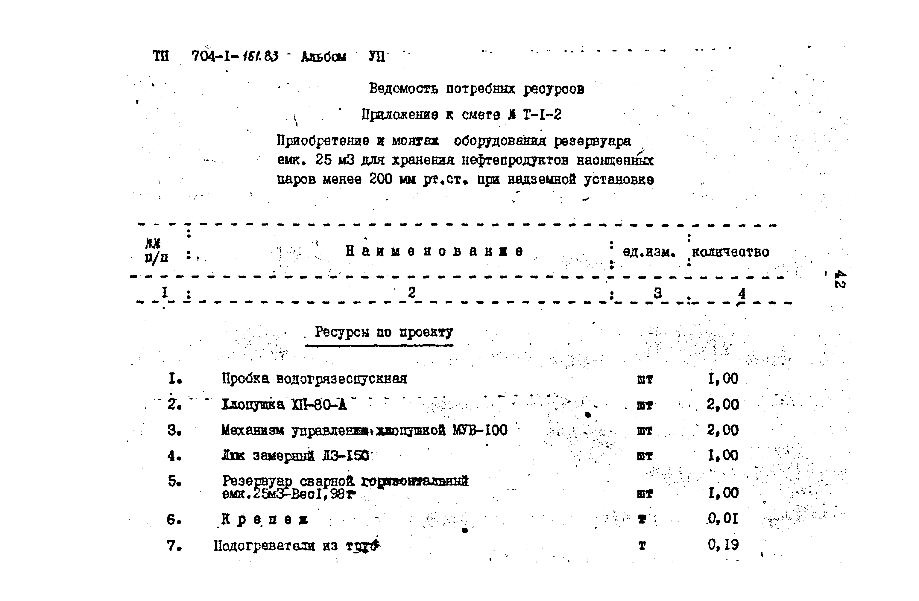 Типовой проект 704-1-161.83