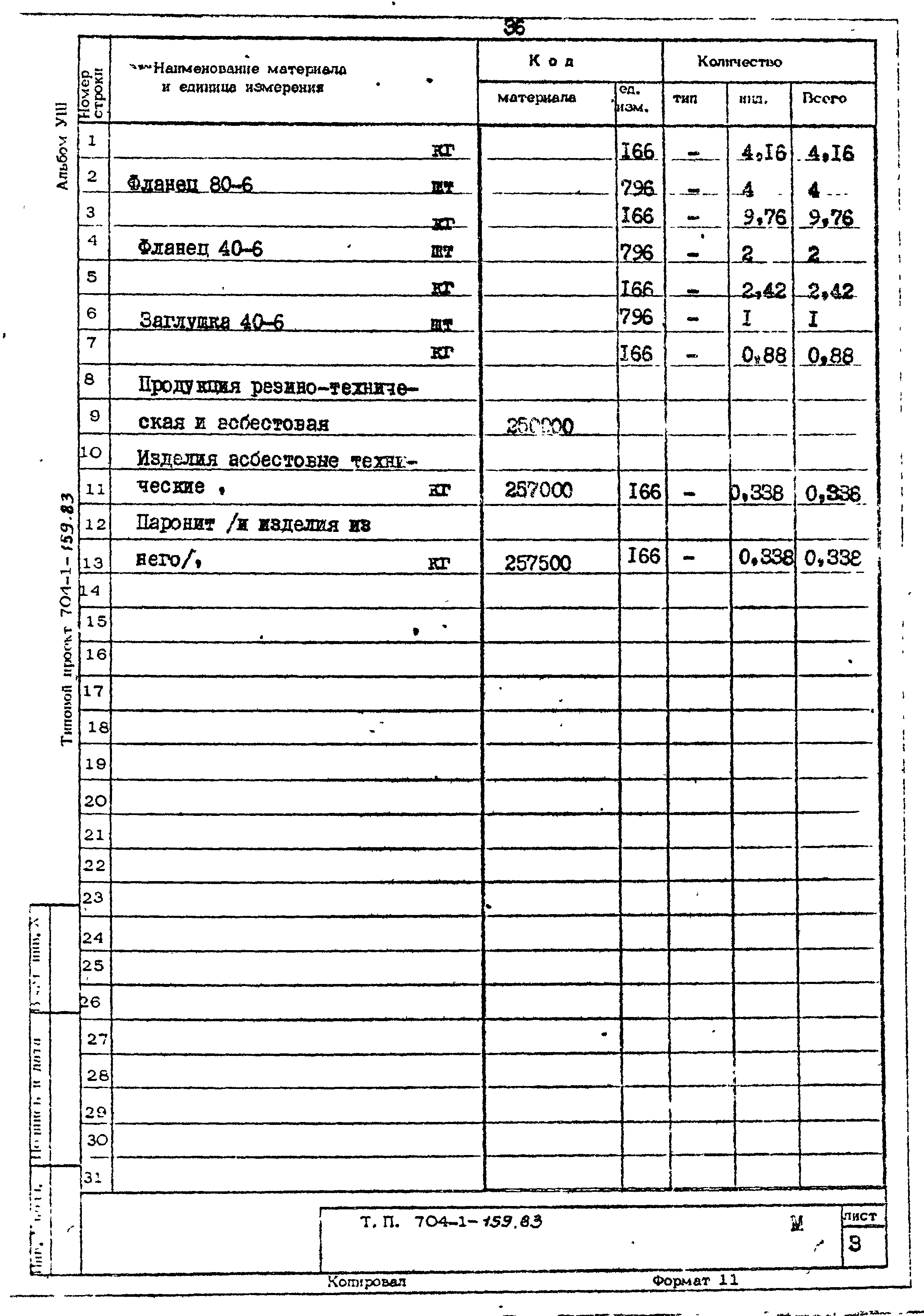 Типовой проект 704-1-159.83